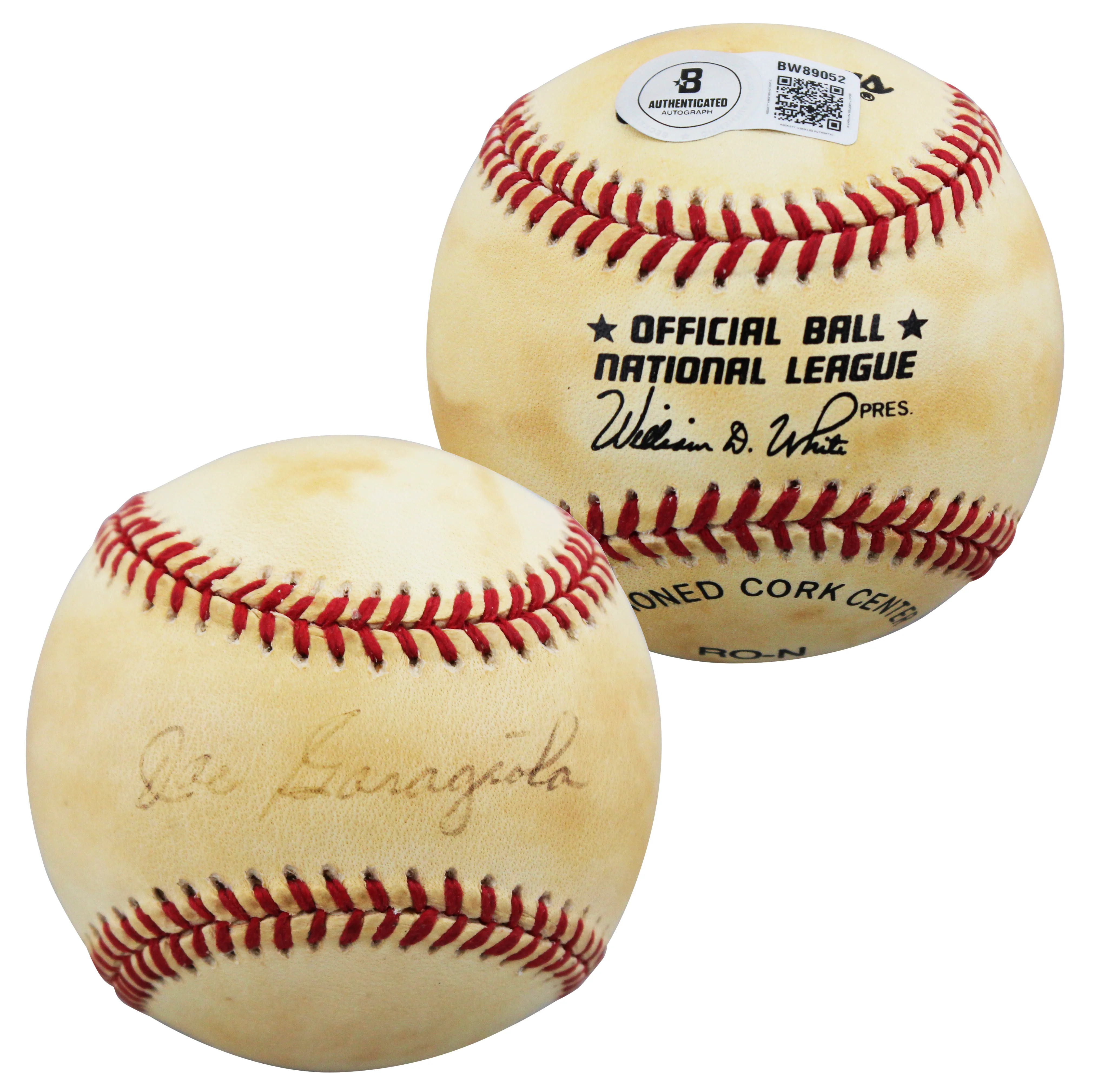 Cardinals Joe Garagiola Authentic Signed William White ONL Baseball BAS #BW89052 - Image 2