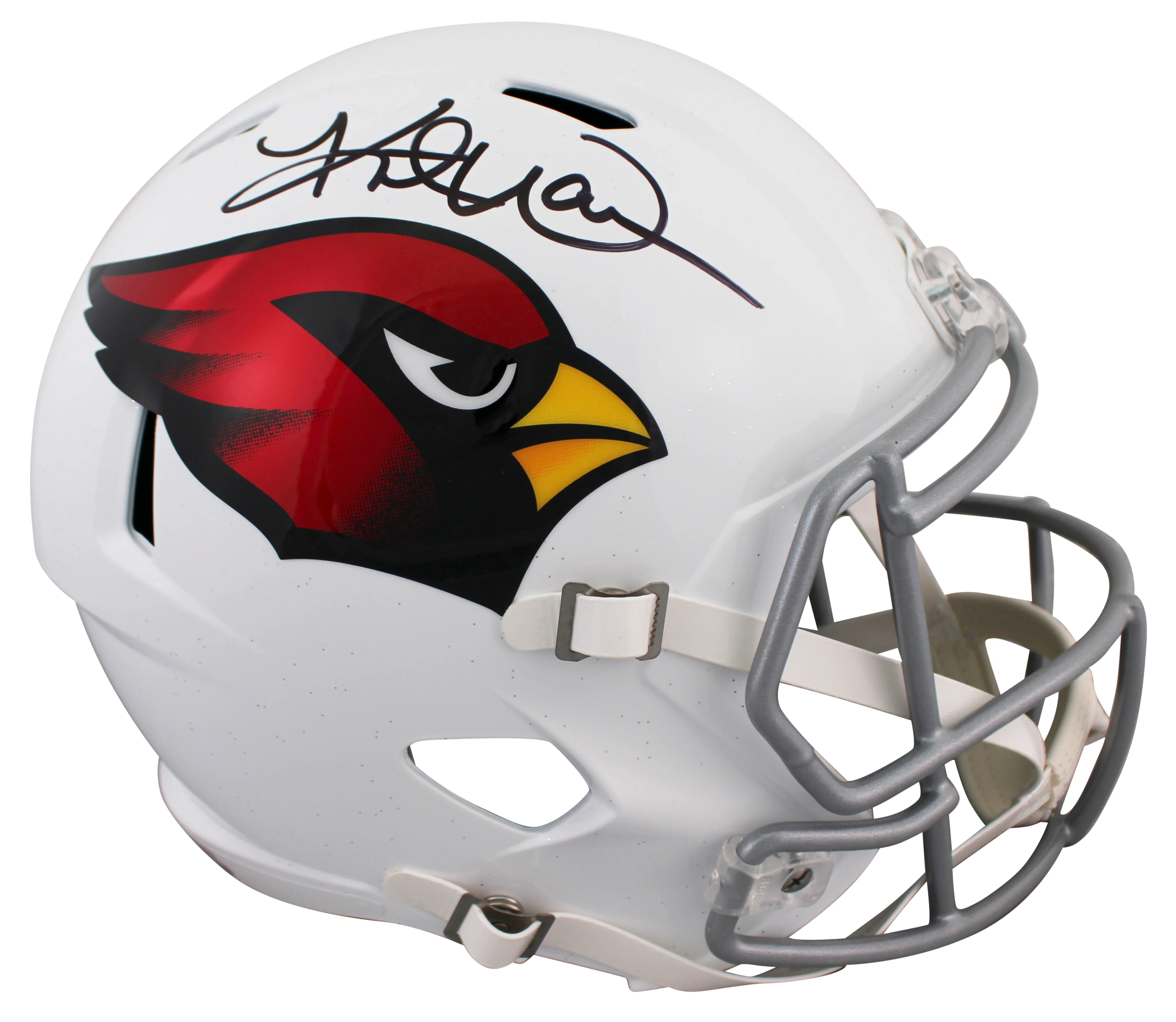 Cardinals Kurt Warner Signed 2023 Full Size Speed Rep Helmet W/ Case BAS Witness - Image 3