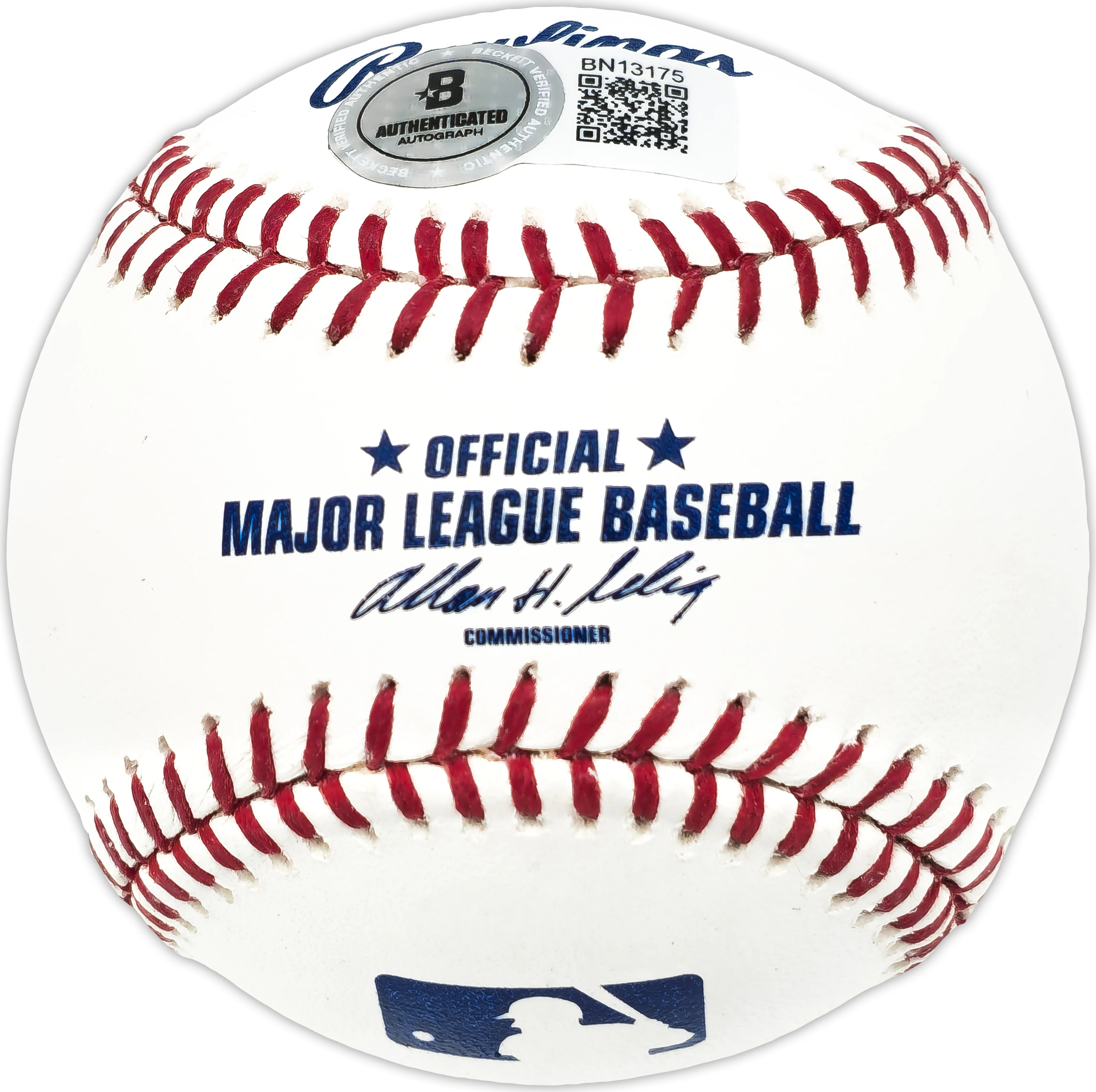 Carl Duser Autographed Official MLB Baseball KC A's Beckett BAS QR #BN13175 - Image 2