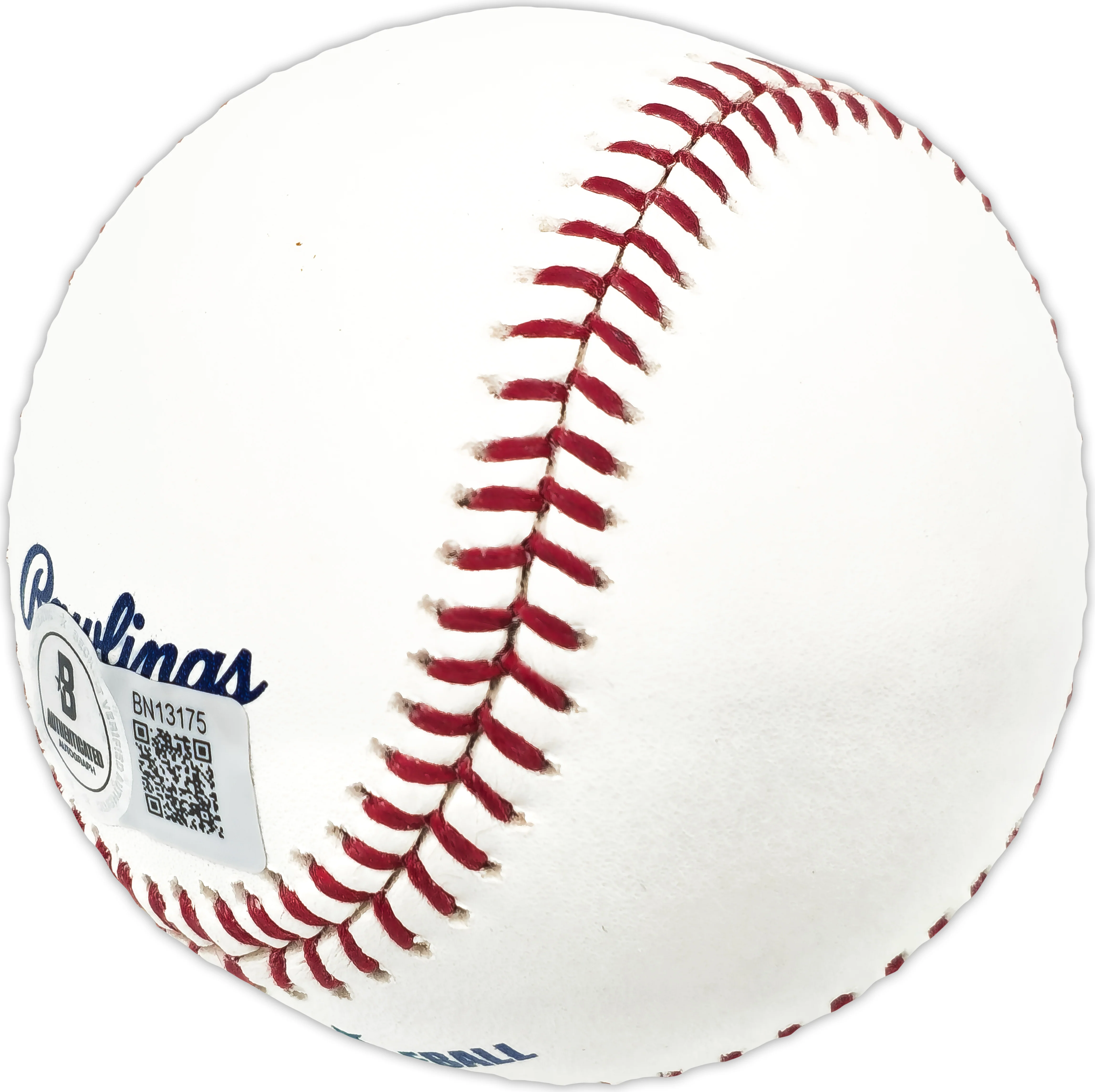 Carl Duser Autographed Official MLB Baseball KC A's Beckett BAS QR #BN13175 - Image 3