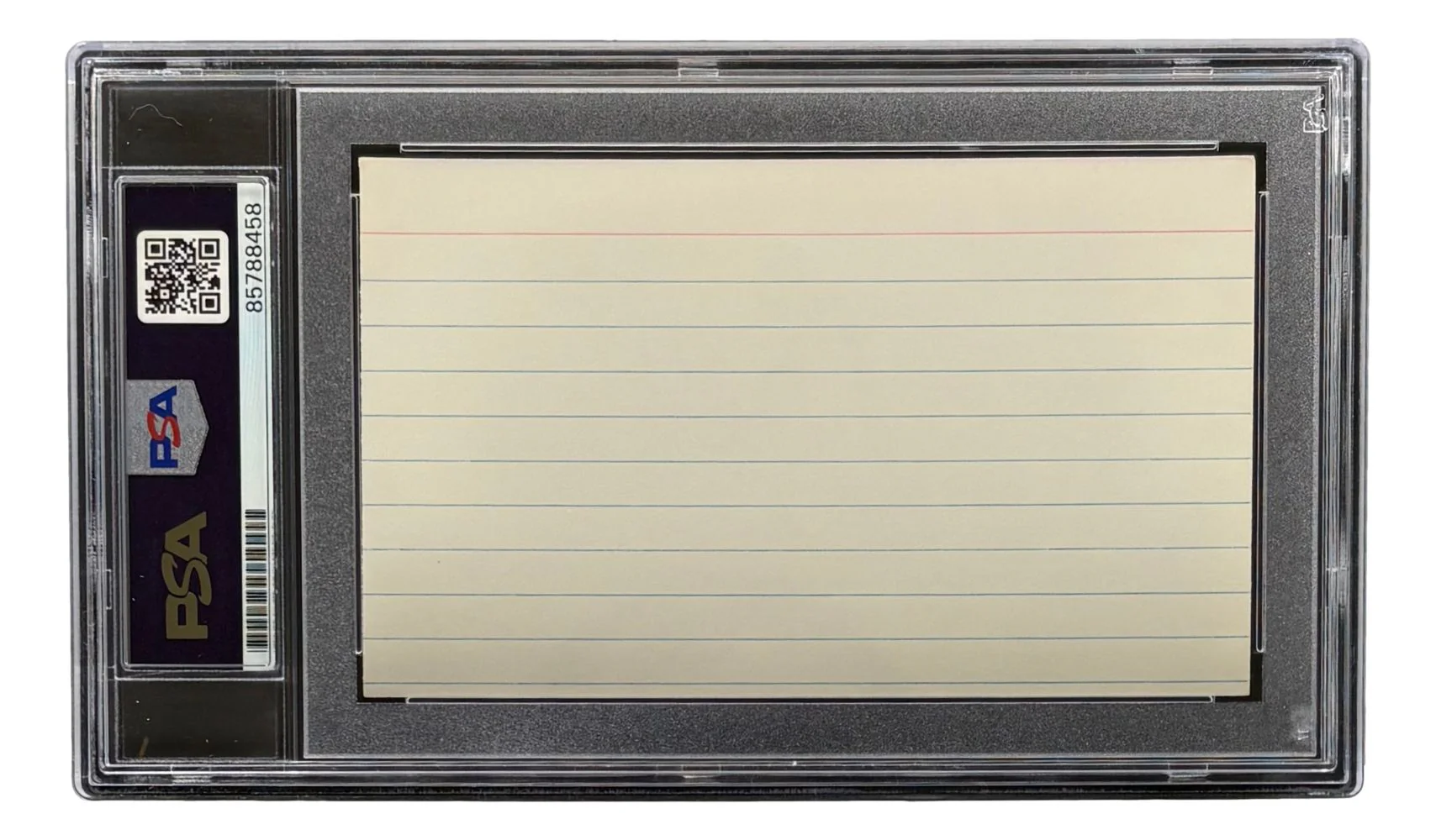 Carl Hubbell New York Giants Signed Index Card PSA/DNA - Image 2