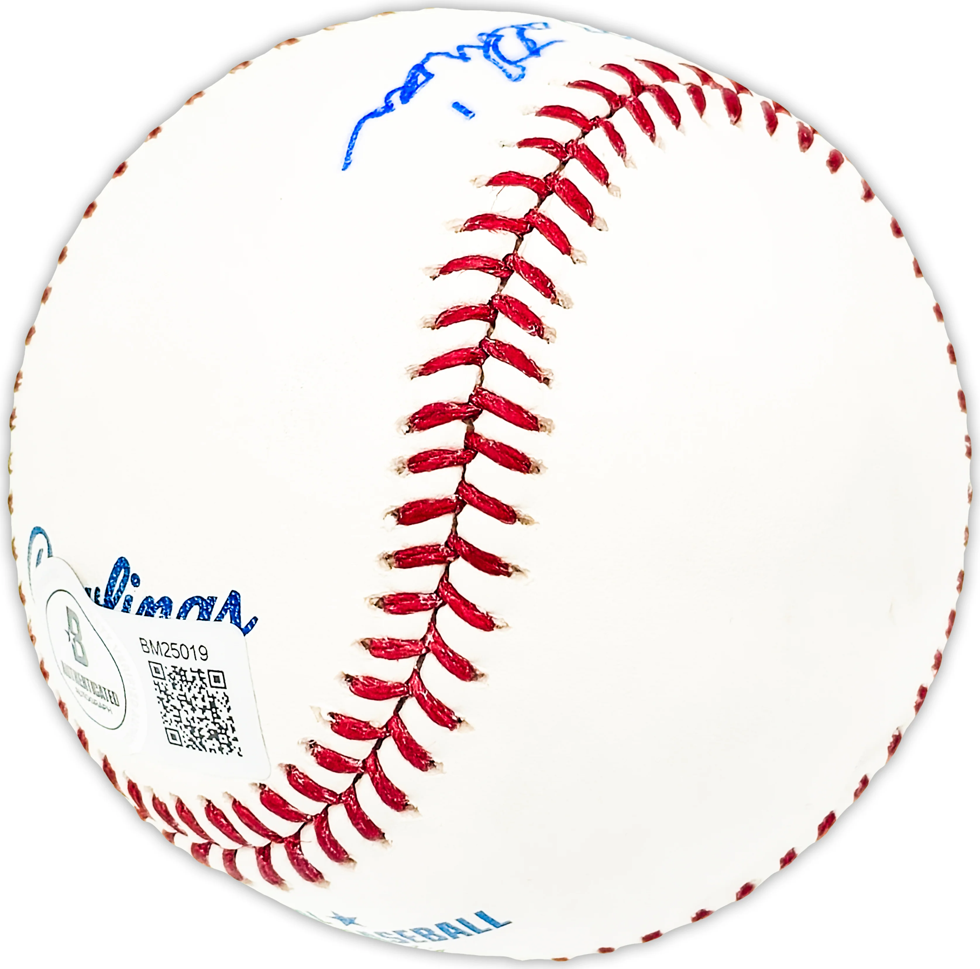 Carl Mathias Autographed Official MLB Baseball Cleveland Indians Beckett BAS QR #BM25019 - Image 3