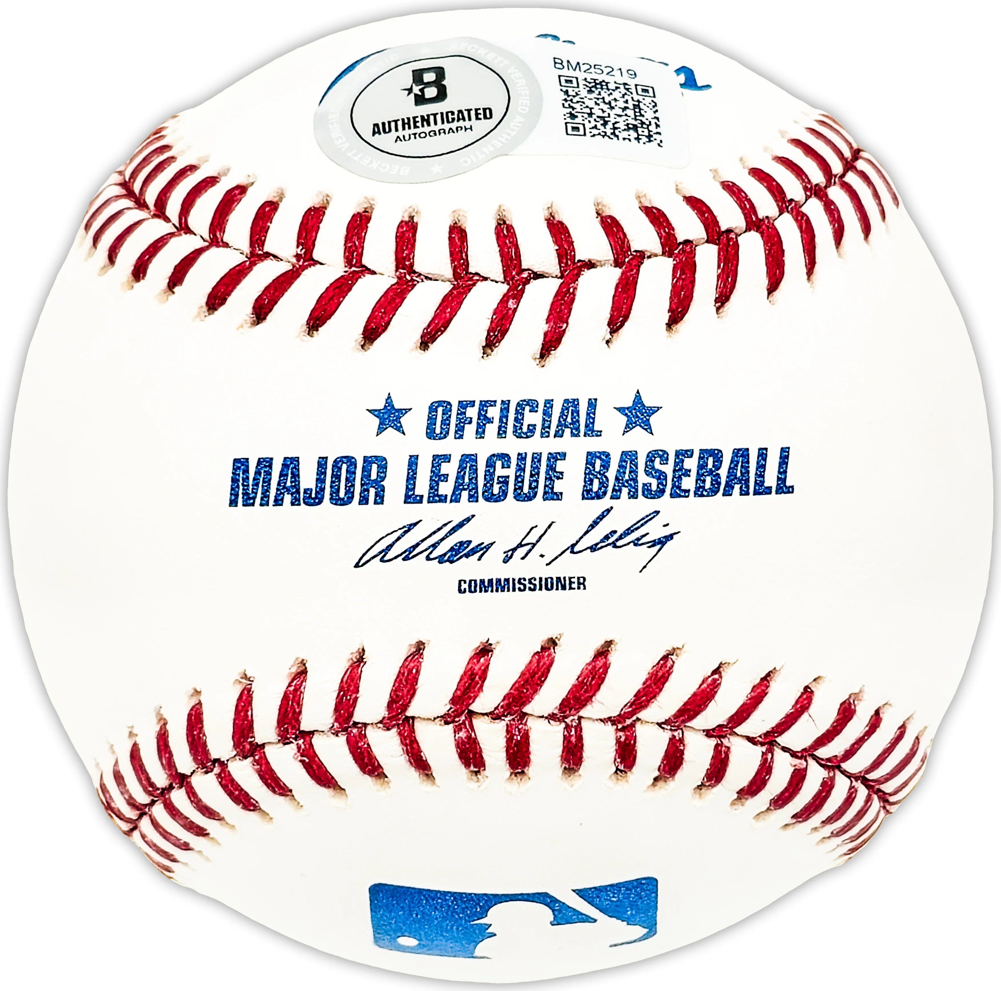 Carl Miles Autographed Official MLB Baseball Philadelphia A's Beckett BAS QR #BM25219 - Image 2