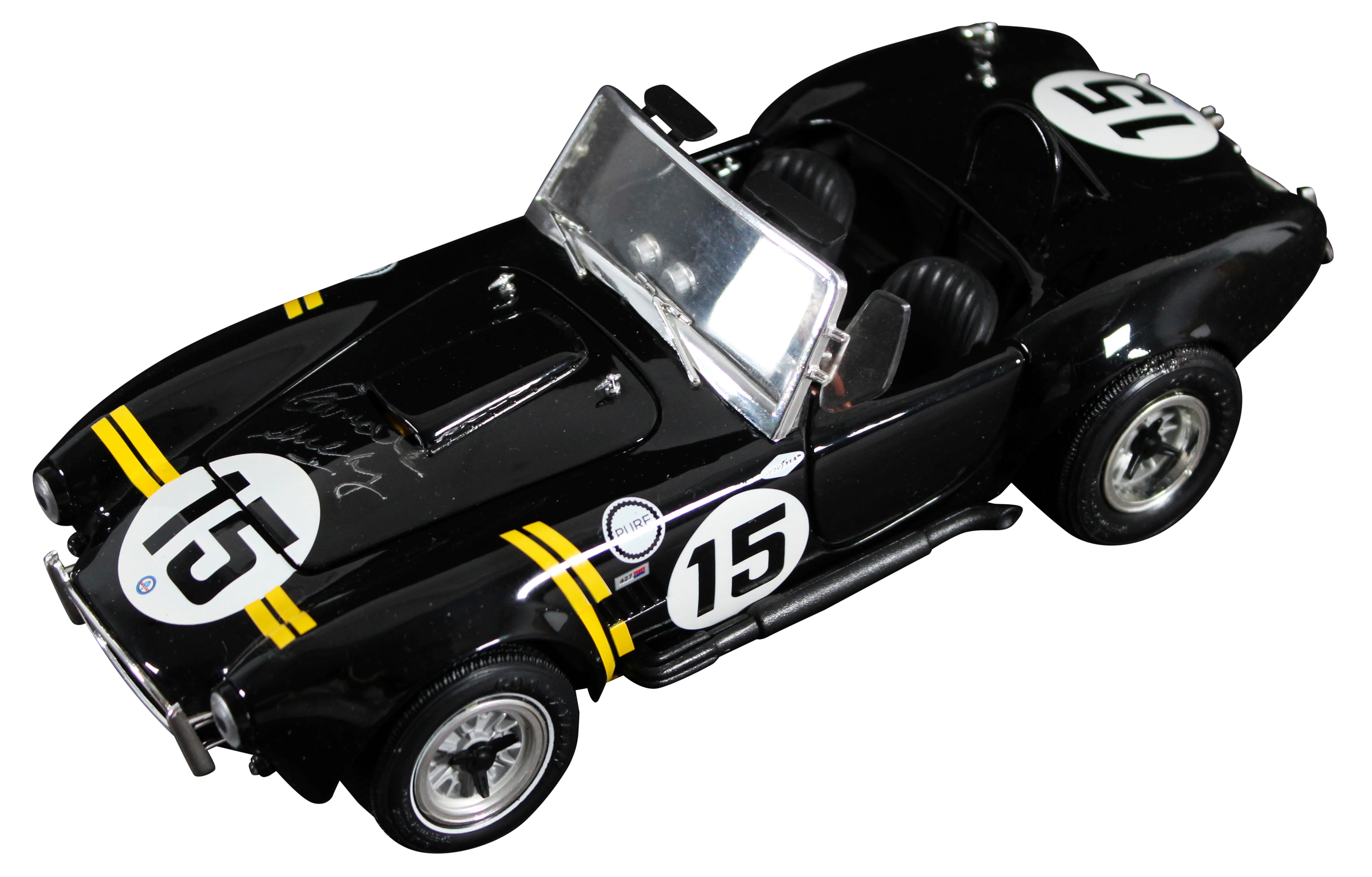 Carroll Shelby Signed 1965 Shelby Cobra 427 1:18 Scale Die Cast Car BAS #AE13792 - Image 3