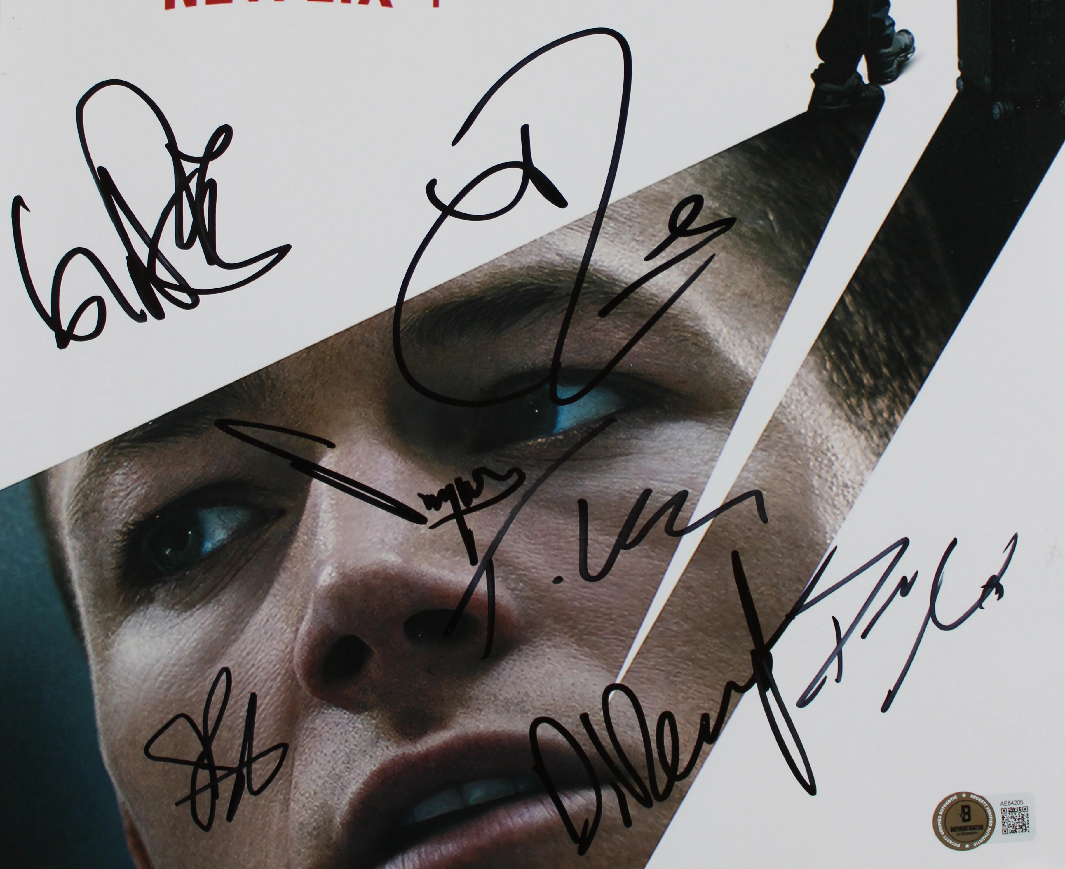 Carry-On (7) Egerton, Bateman, Norris, Rossi +3 Signed 11x17 Photo BAS #AE64205 - Image 3