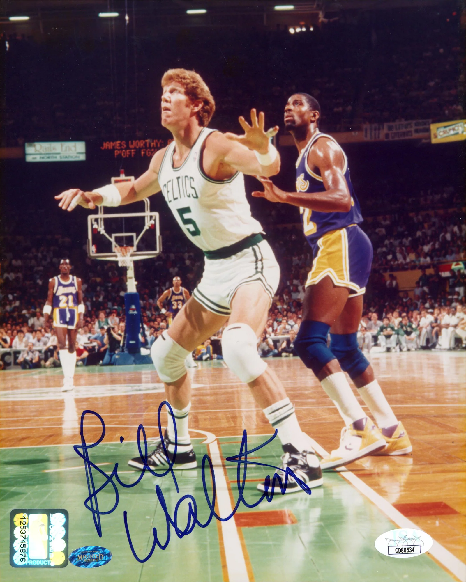 Celtics Bill Walton Authentic Signed 8x10 Vertical Photo JSA #CD80534
