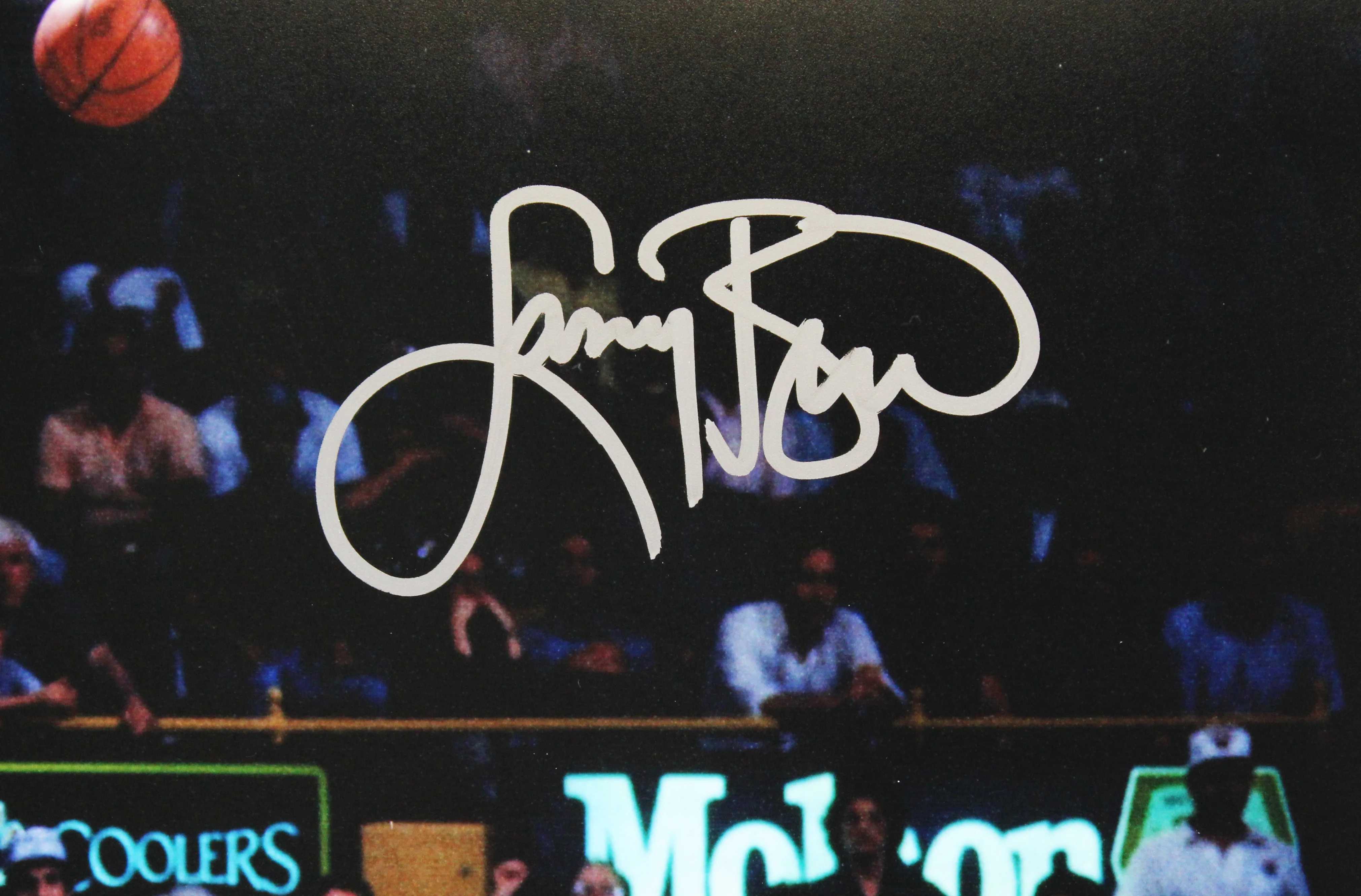 Celtics Larry Bird Authentic Signed 16x20 Horizontal Shooting Photo BAS - Image 3