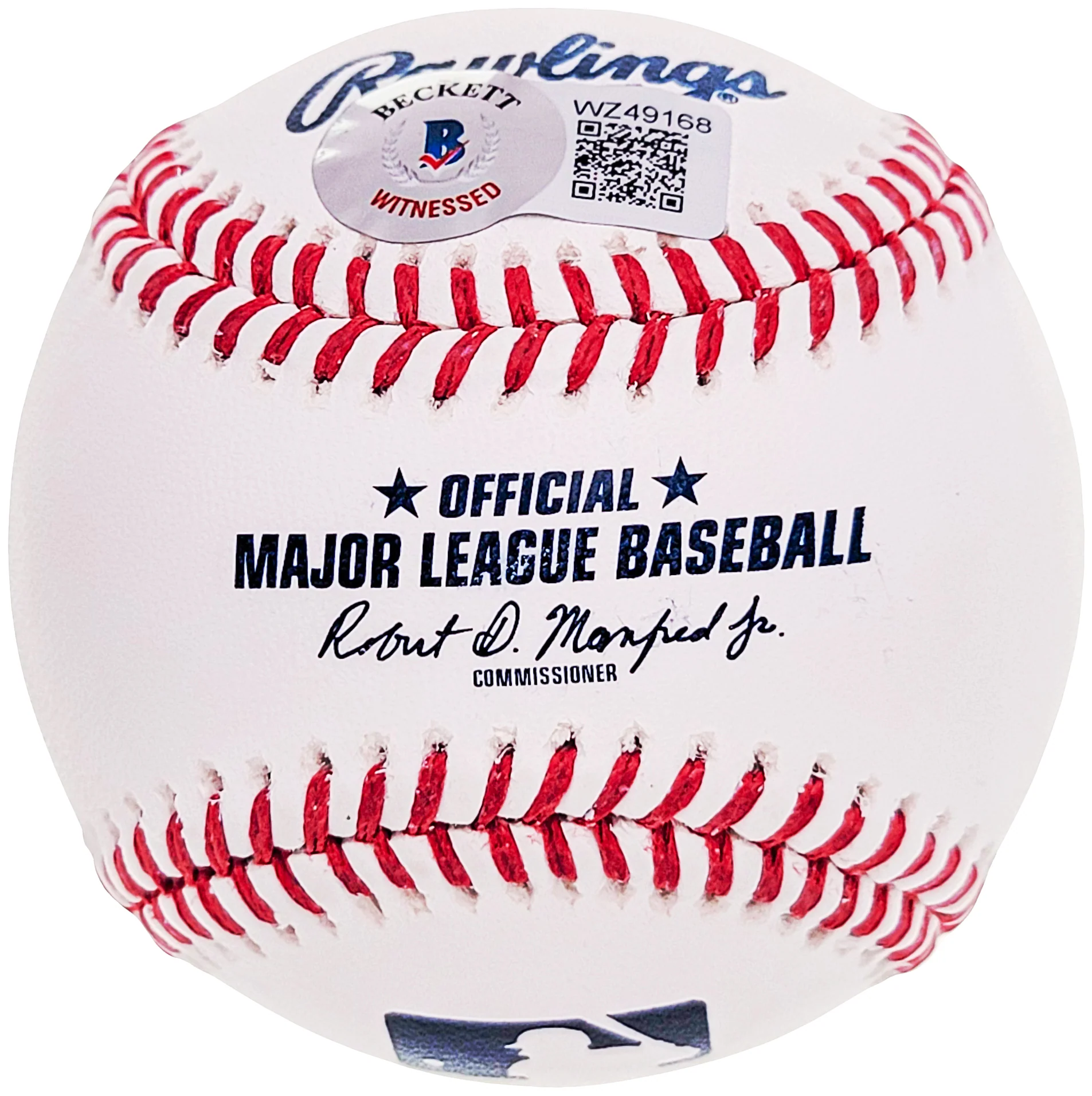 Cesar Geronimo Autographed Official MLB Baseball Cincinnati Reds "75-76 WS Champs" Beckett BAS Witness Stock #210134 - Image 3