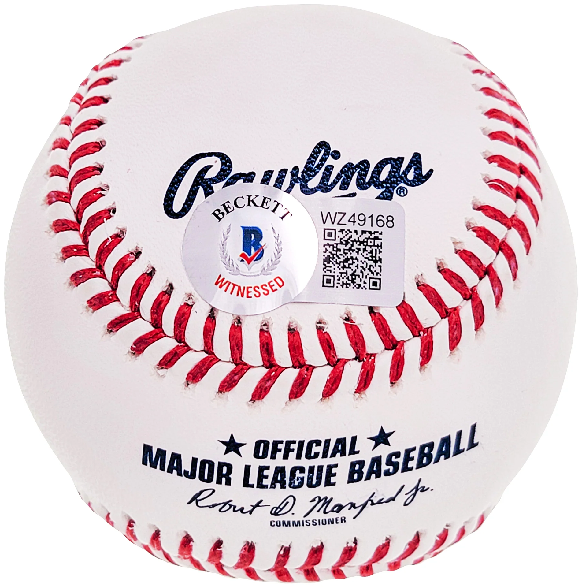 Cesar Geronimo Autographed Official MLB Baseball Cincinnati Reds "75-76 WS Champs" Beckett BAS Witness Stock #210134 - Image 4