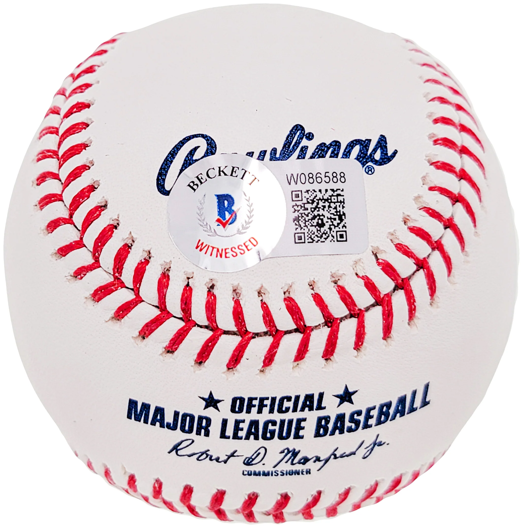 Cesar Geronimo Autographed Official MLB Baseball Cincinnati Reds "75-76 WSC" Beckett BAS Witness Stock #209352 - Image 4