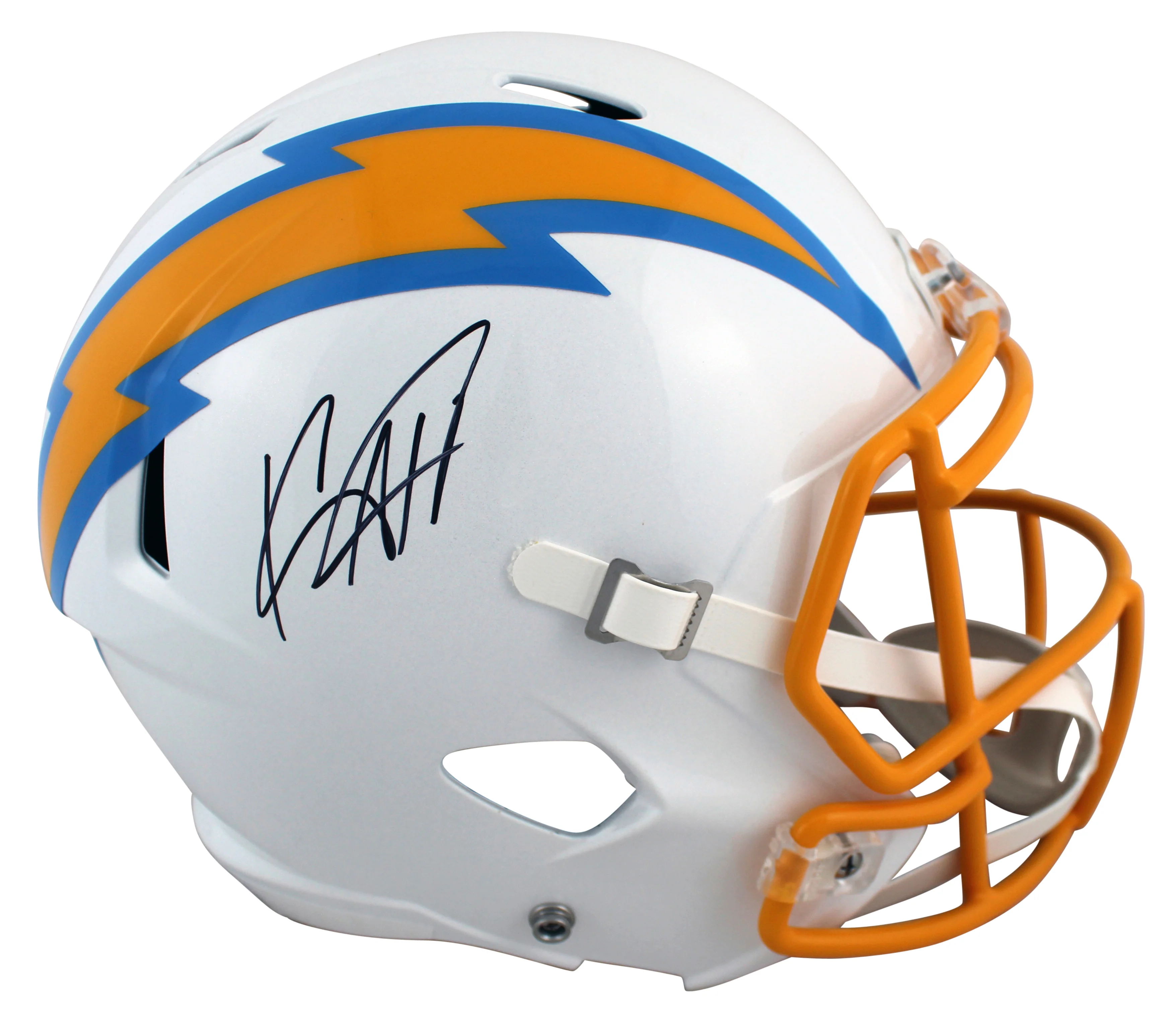 Chargers Keenan Allen Authentic Signed Full Size Speed Rep Helmet w/ Case BAS W - Image 3