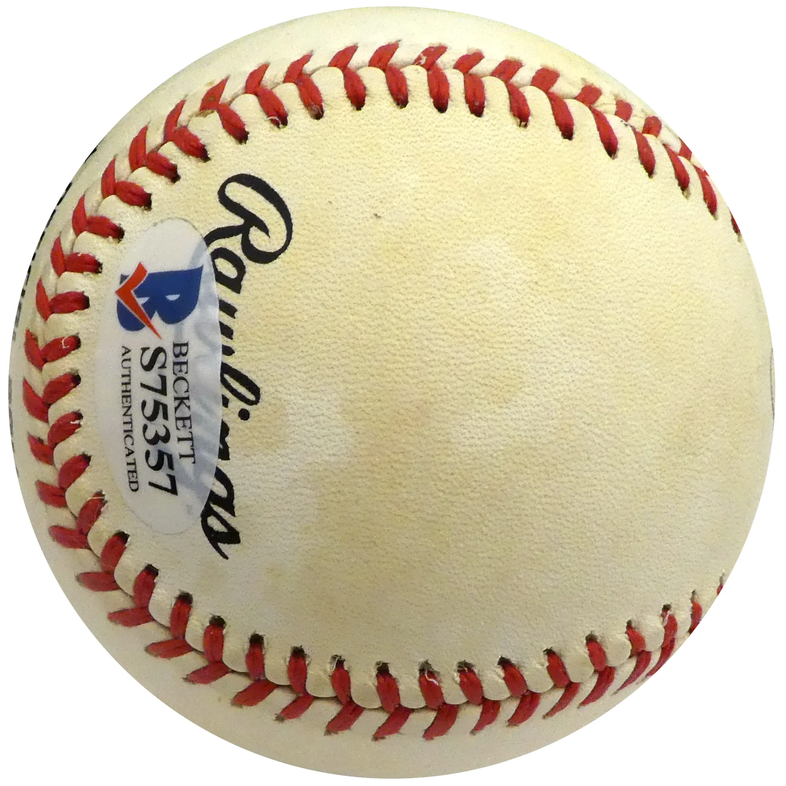 Charles "Chub" Feeney Autographed Official NL Feeney Baseball NL President Beckett BAS #S75357 - Image 5
