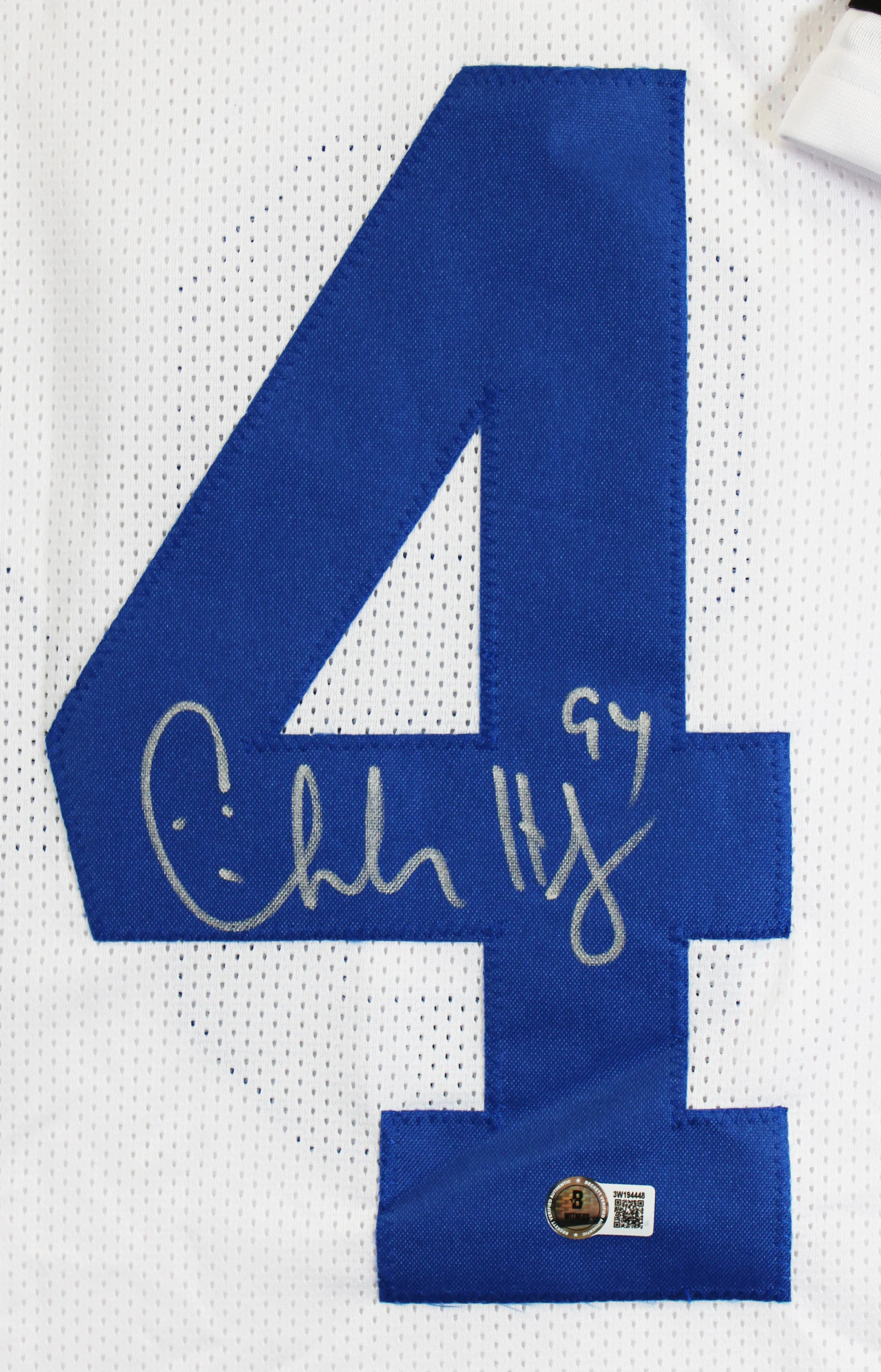 Charles Haley Authentic Signed White Pro Style Framed Jersey BAS Witnessed - Image 3