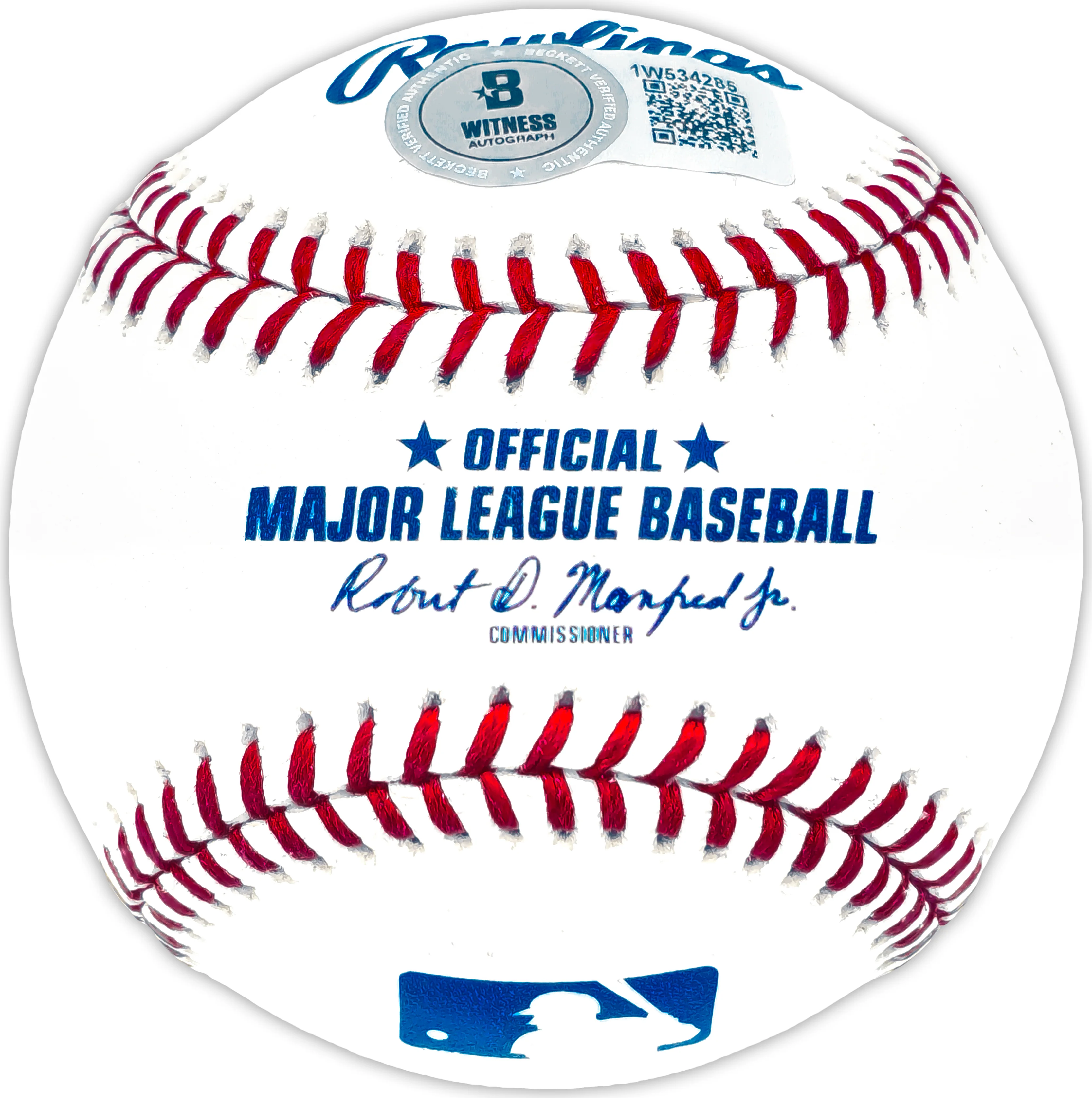 Charlie Sheen Autographed Official MLB Baseball Major League Ricky 'Wild Thing' Vaughn Beckett BAS Witness Stock #229990 - Image 2