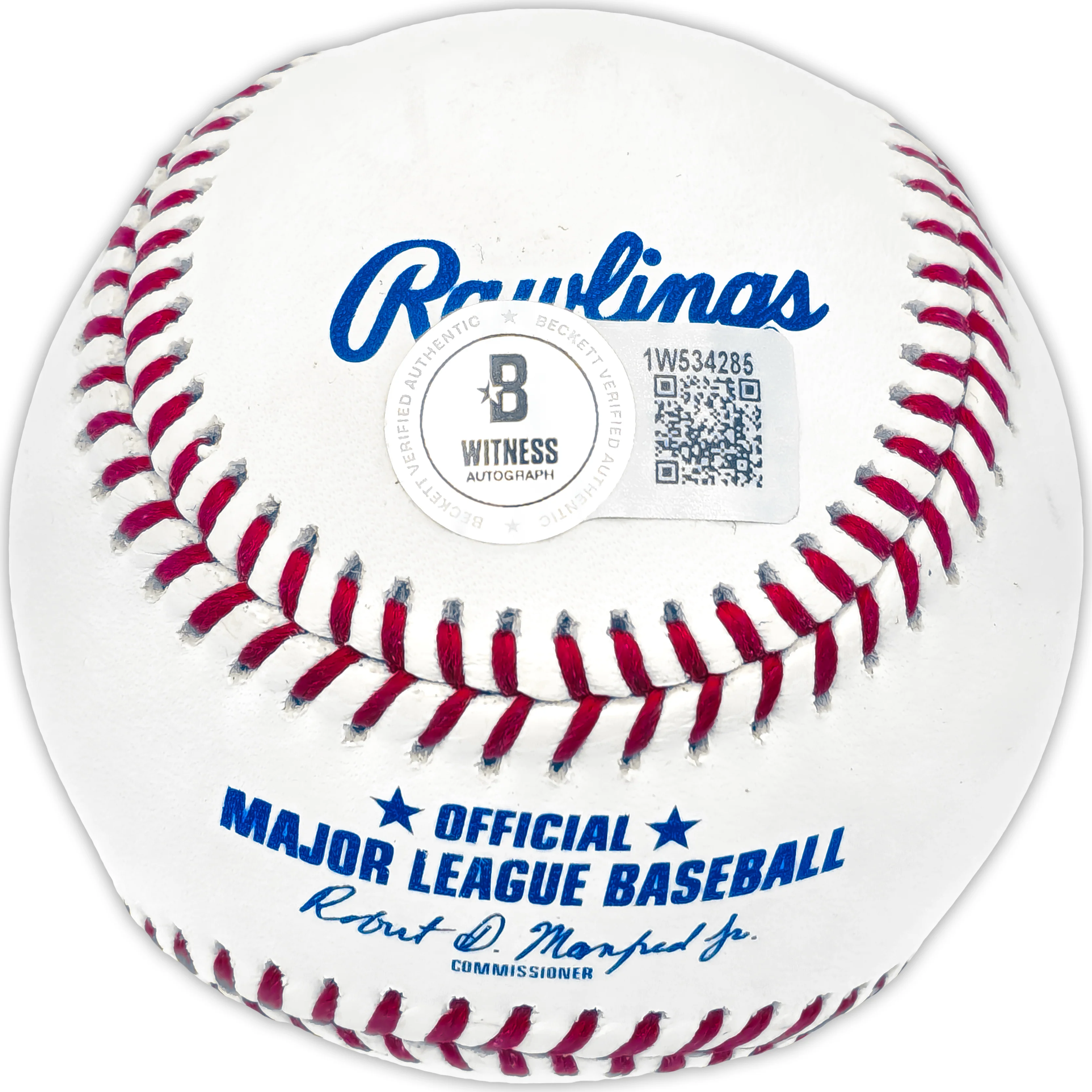 Charlie Sheen Autographed Official MLB Baseball Major League Ricky 'Wild Thing' Vaughn Beckett BAS Witness Stock #229990 - Image 3