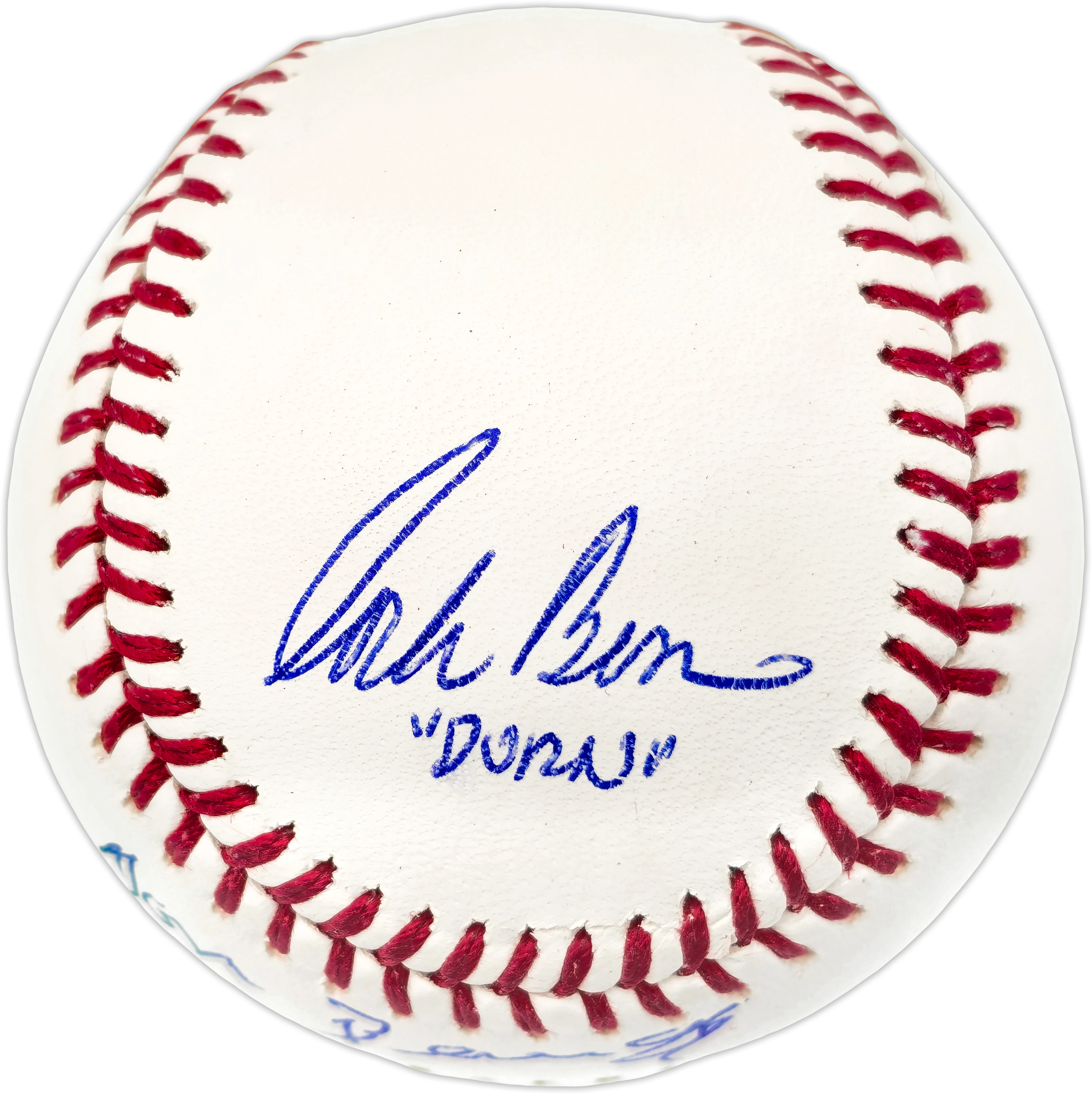 Charlie Sheen, Corbin Bernsen & Tom Berenger Autographed Official MLB Baseball Major League Baseball Movie Beckett BAS Witness #WQ60817 - Image 2