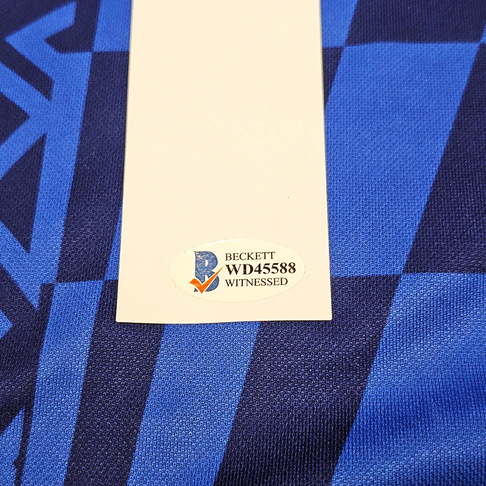 Chelsea F.C. Mason Mount Autographed Blue Nike Jersey Size XL in Silver Beckett BAS Stock #196484 - Image 5