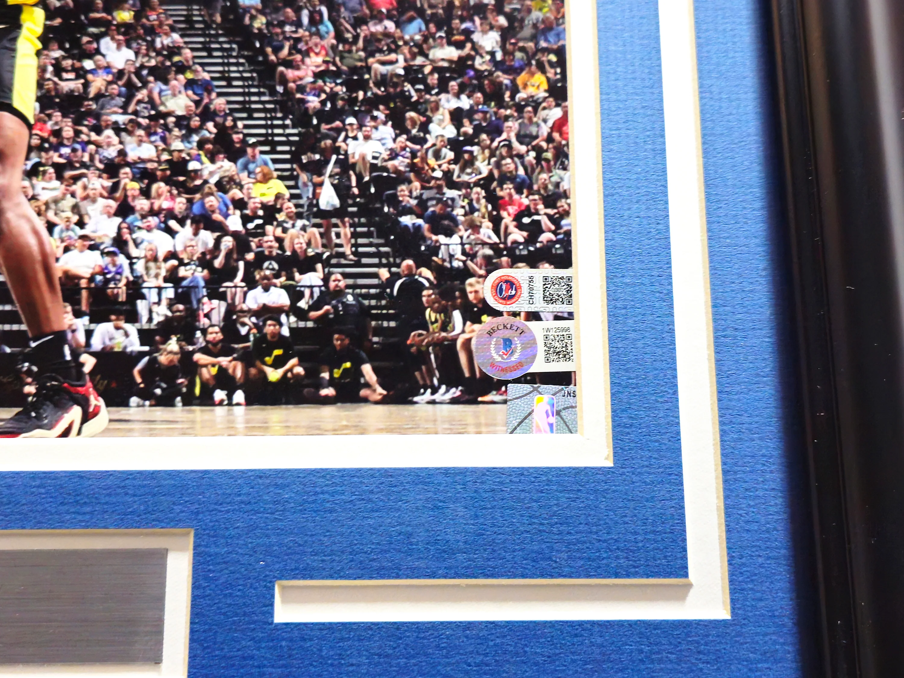 Chet Holmgren Autographed Framed 16x20 Photo Oklahoma City Thunder Beckett BAS Witness #1W125998 - Image 4