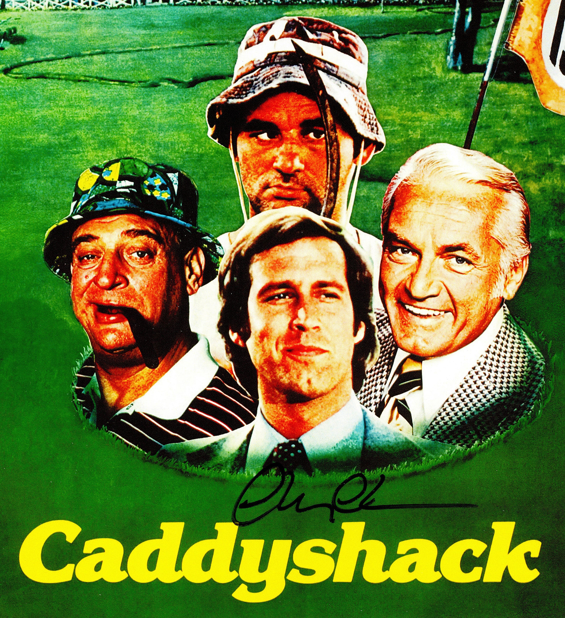 Chevy Chase Autographed 11x17 Caddyshack Movie Poster Beckett BAS QR Stock #248831 - Image 2