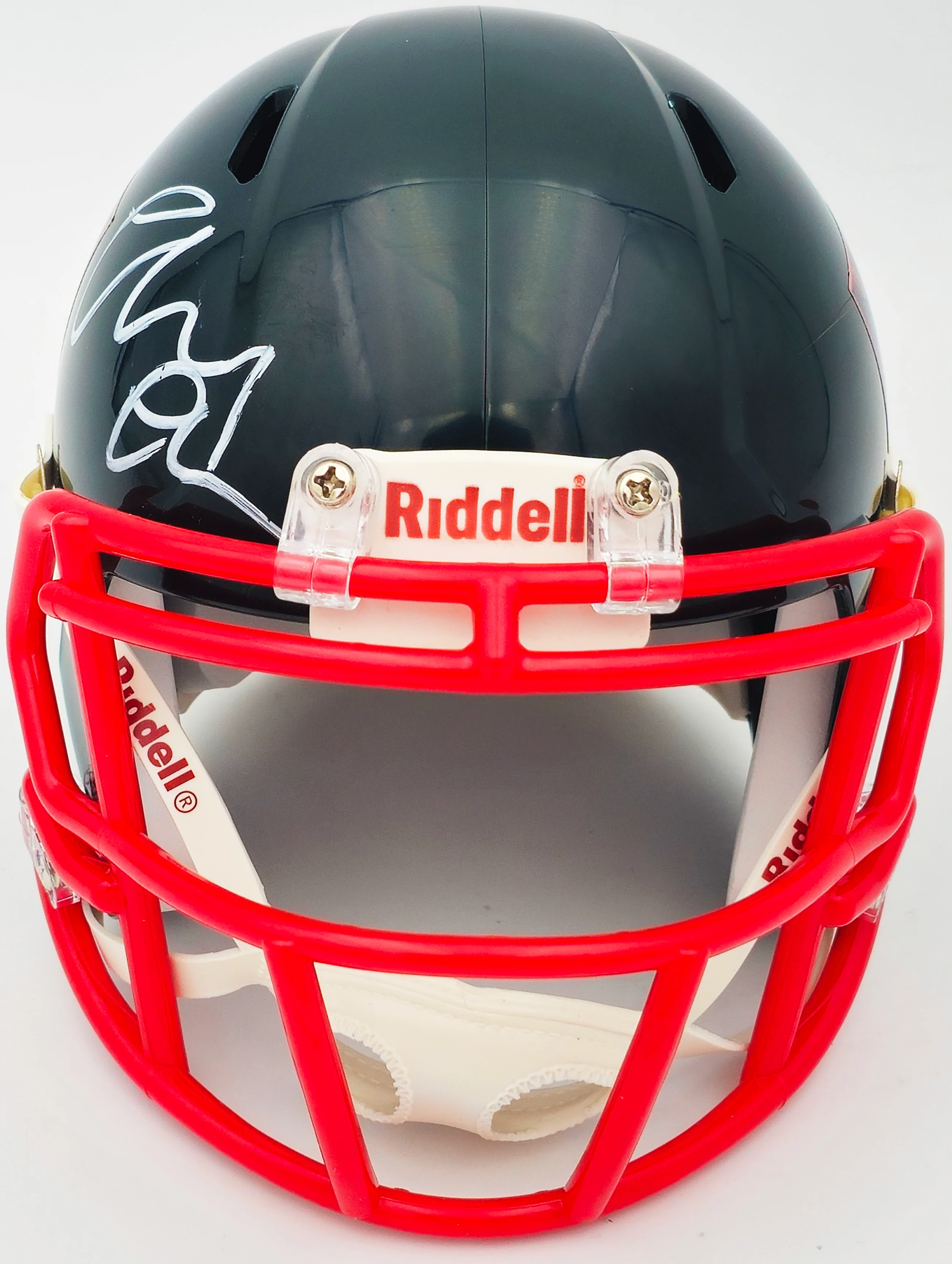 Chevy Chase Autographed Christmas Vacation Black Speed Mini Helmet Beckett BAS Witness Stock #232845 - Image 3