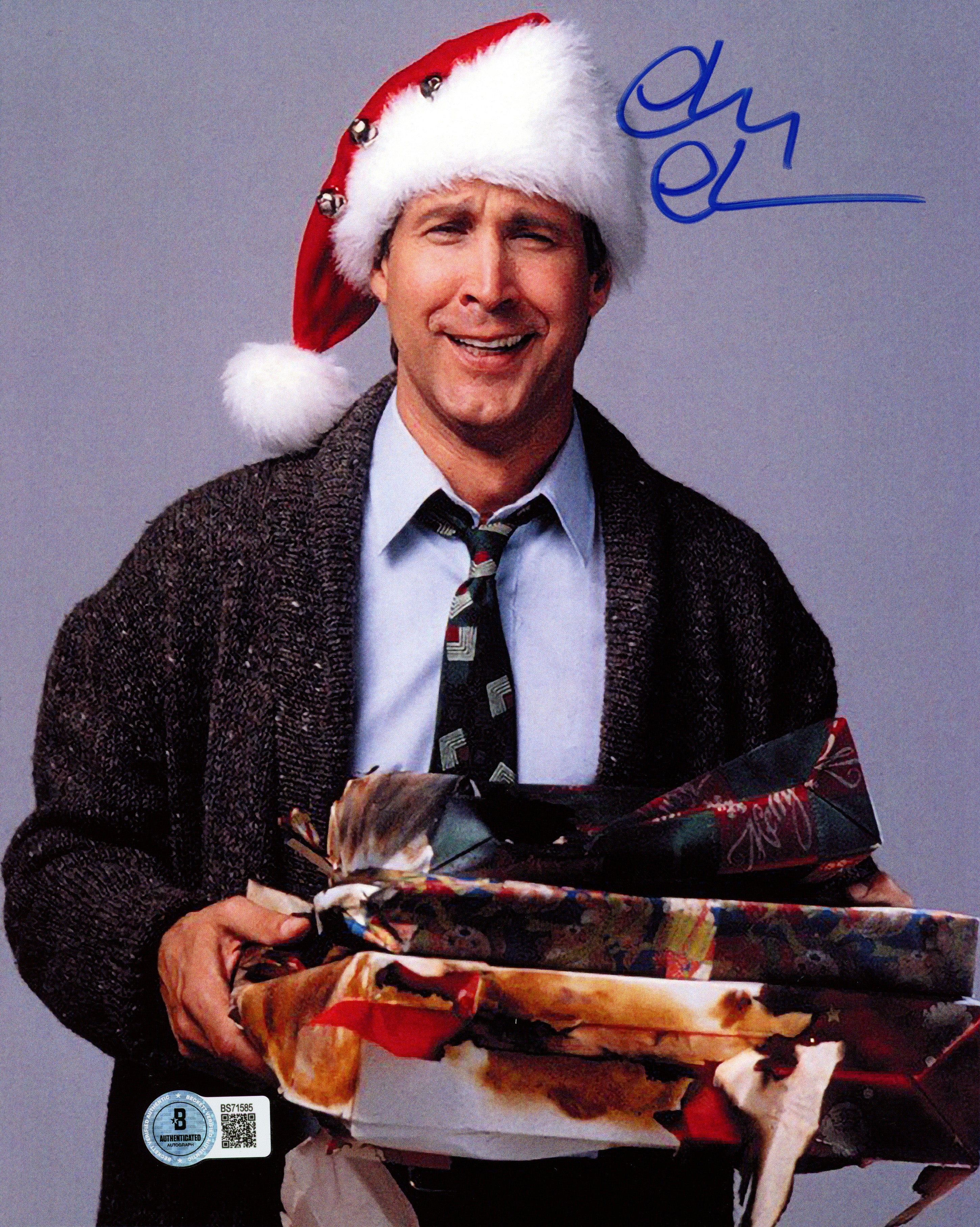 Chevy Chase Autographed Framed 8x10 Photo Christmas Vacation Beckett BAS QR Stock #256682 - Image 2