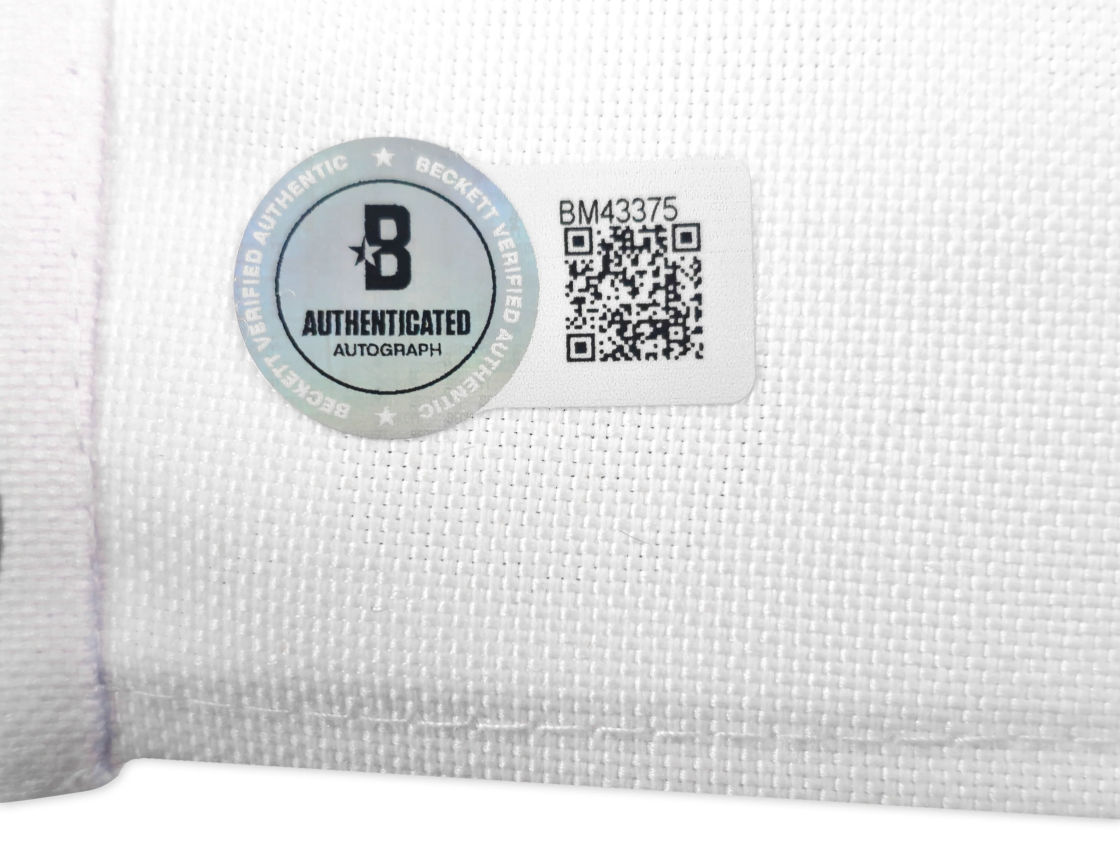 Chevy Chase Autographed White Caddyshack Golf Pin Flag Caddyshack Beckett BAS QR Stock #230656 - Image 3