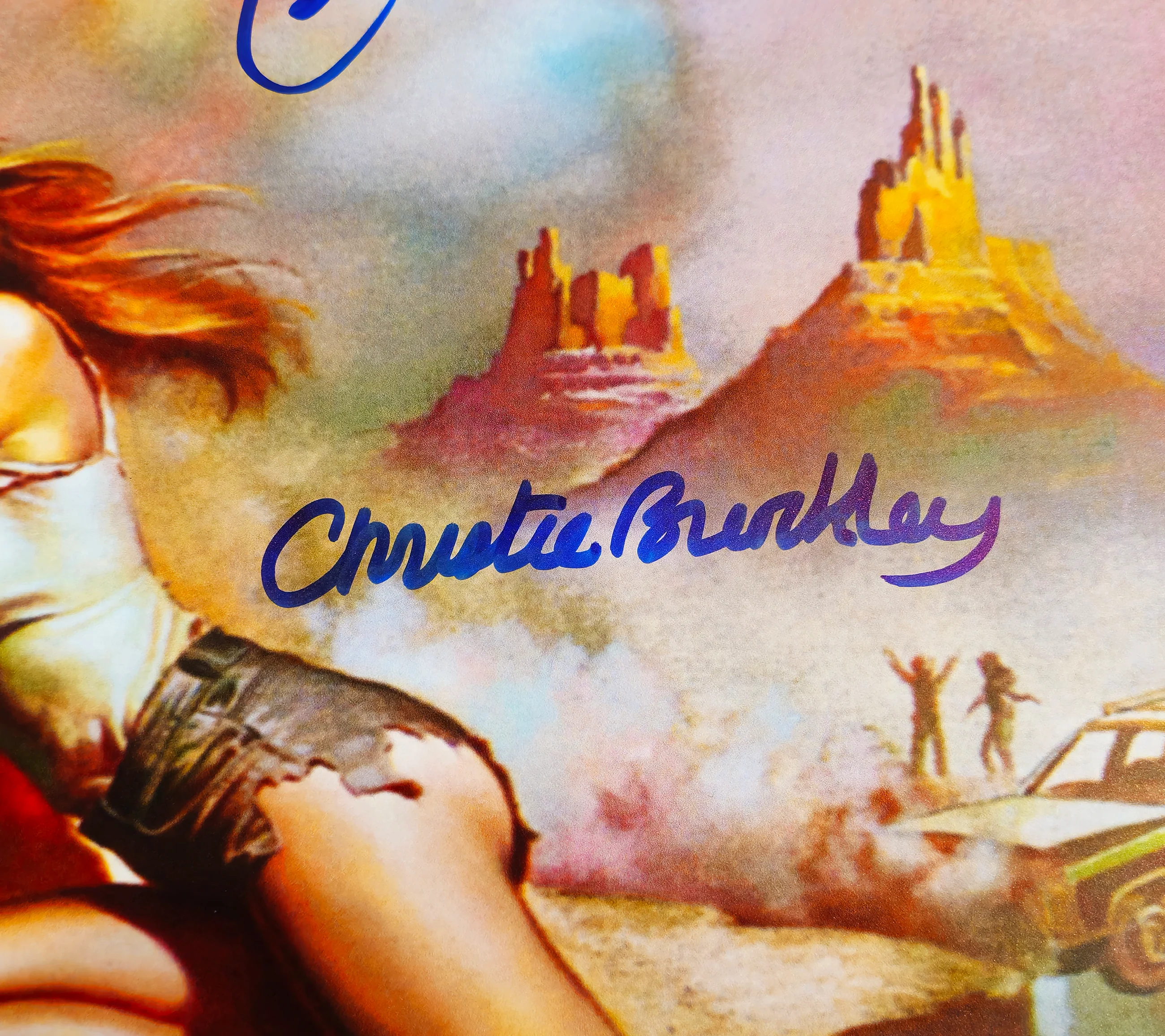 Chevy Chase, Christie Brinkley & Beverly D'Angelo Autographed 27x40 Vacation Movie Poster Beckett BAS Witness Stock #234971 - Image 3