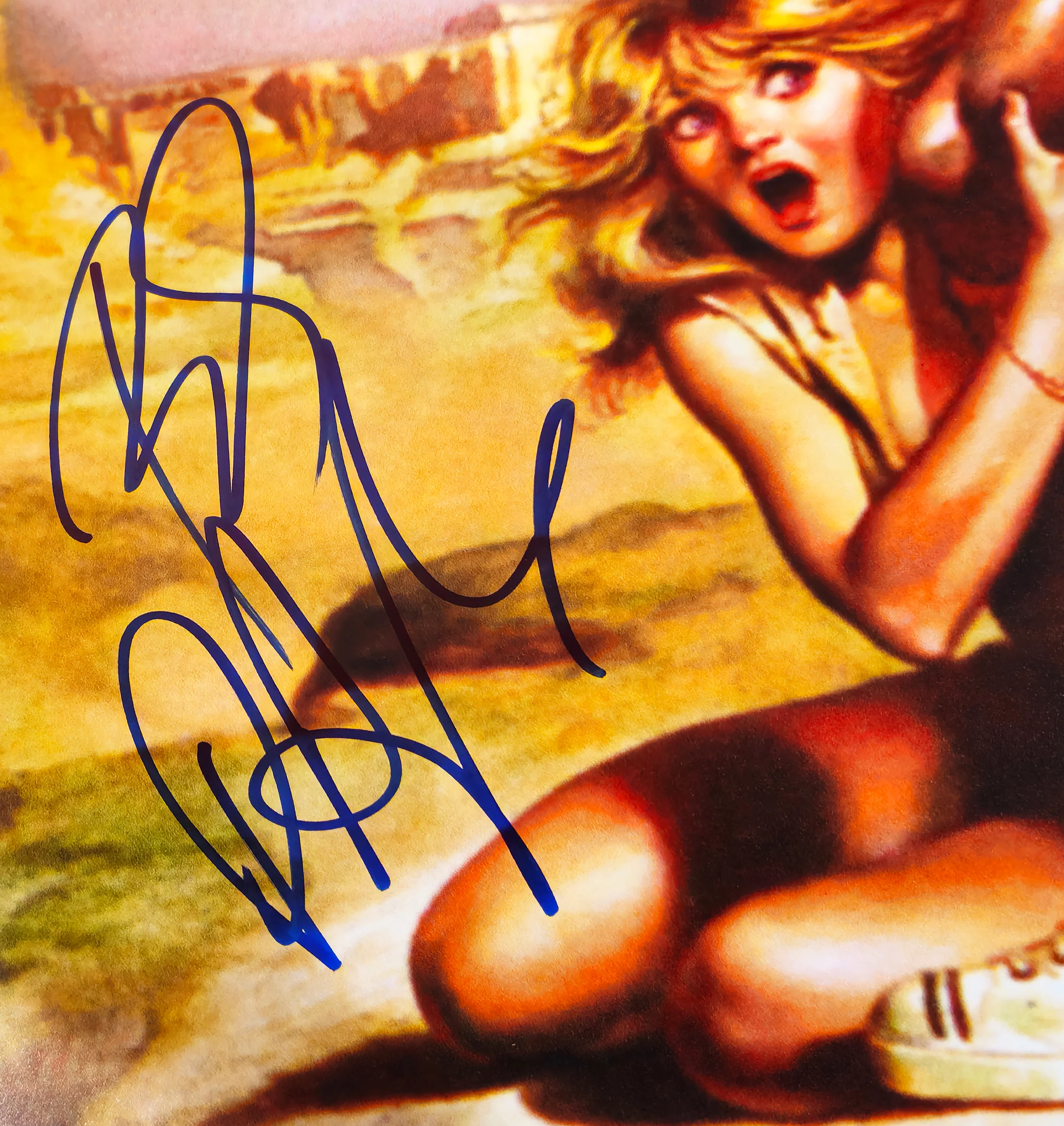 Chevy Chase, Christie Brinkley & Beverly D'Angelo Autographed 27x40 Vacation Movie Poster Beckett BAS Witness Stock #234971 - Image 4