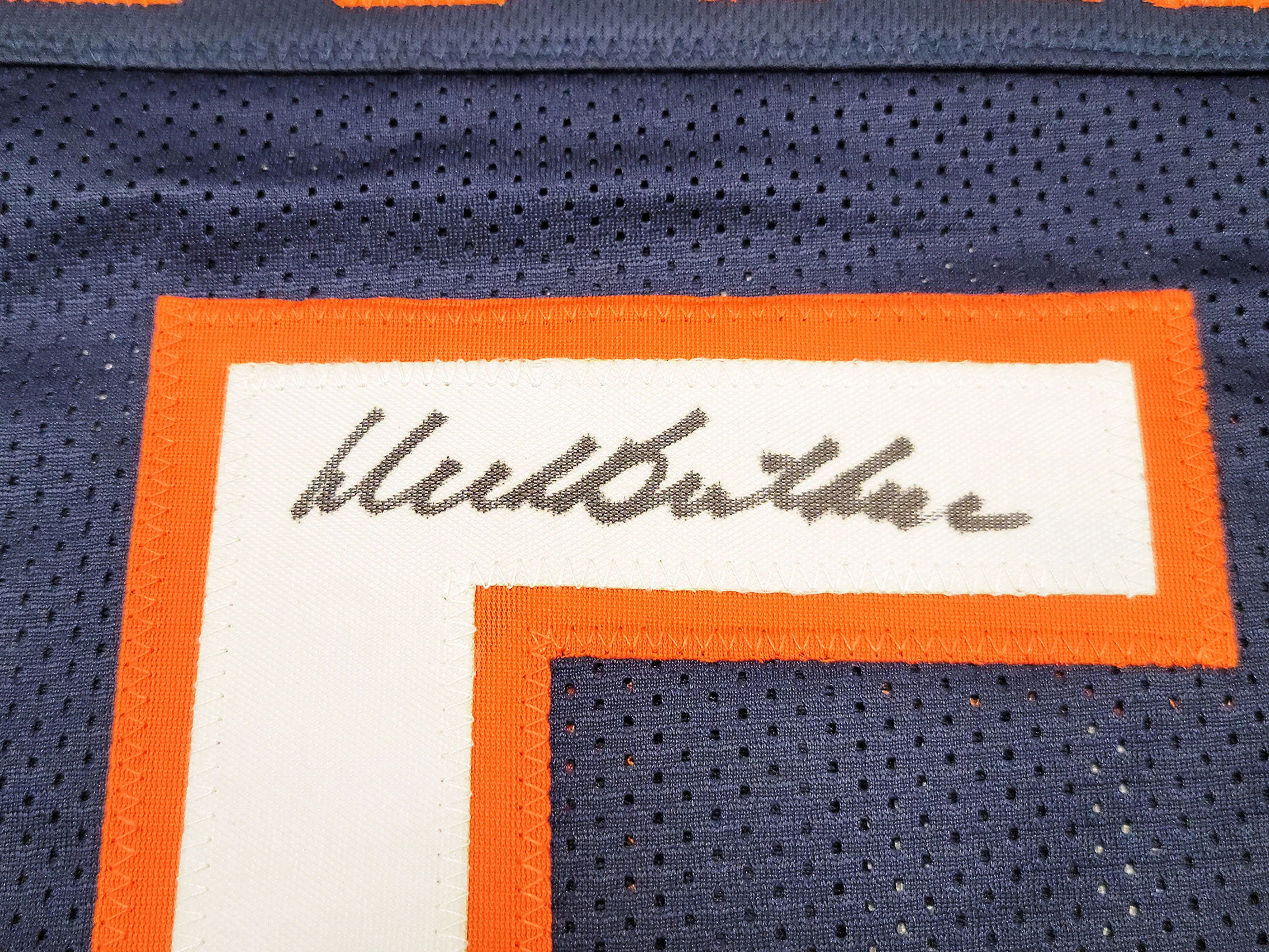 Chicago Bears Dick Butkus Autographed Blue Jersey Beckett BAS Stock #210523 - Image 3