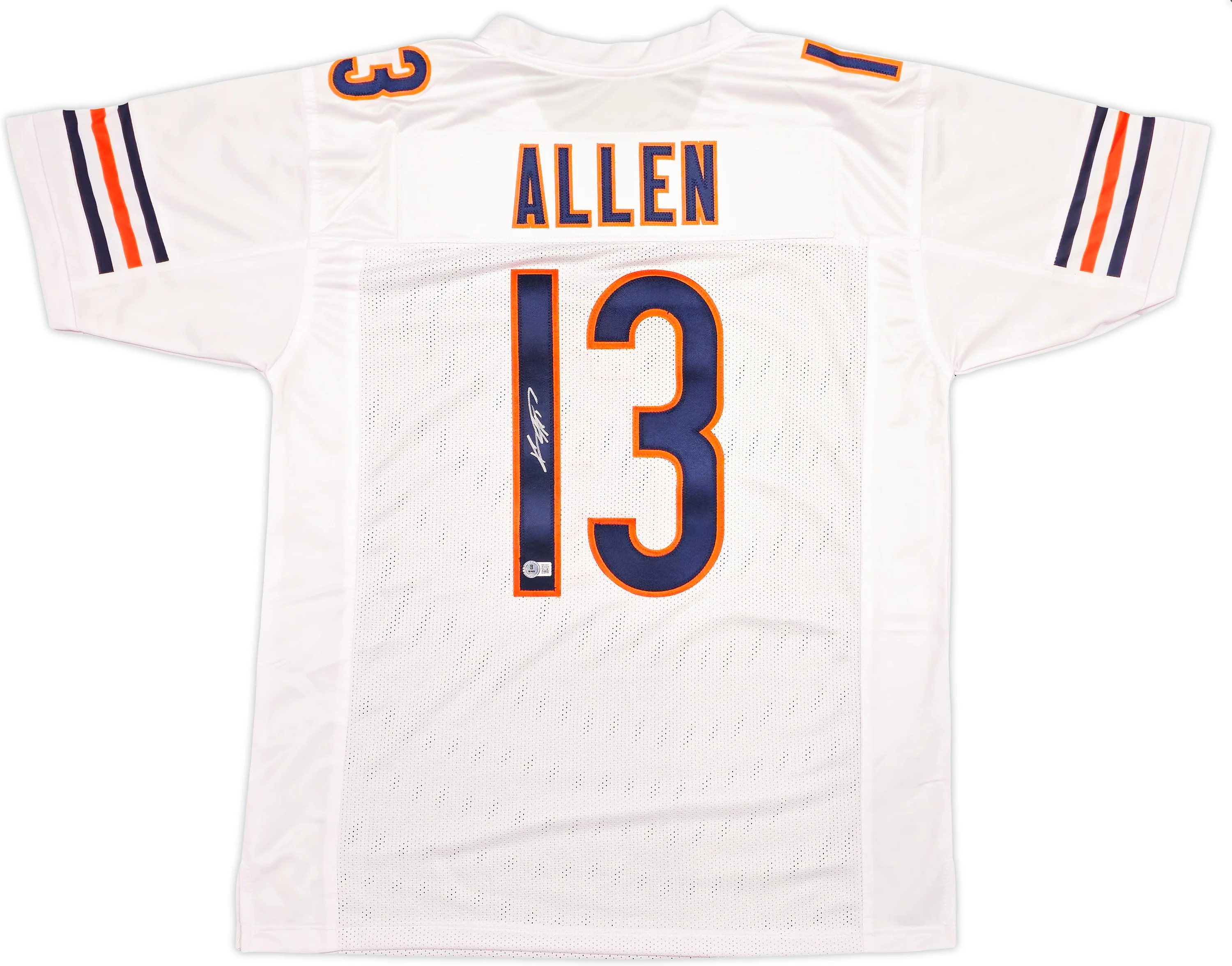 Chicago Bears Keenan Allen Autographed White Jersey Beckett BAS Witness Stock #238210 - Image 2