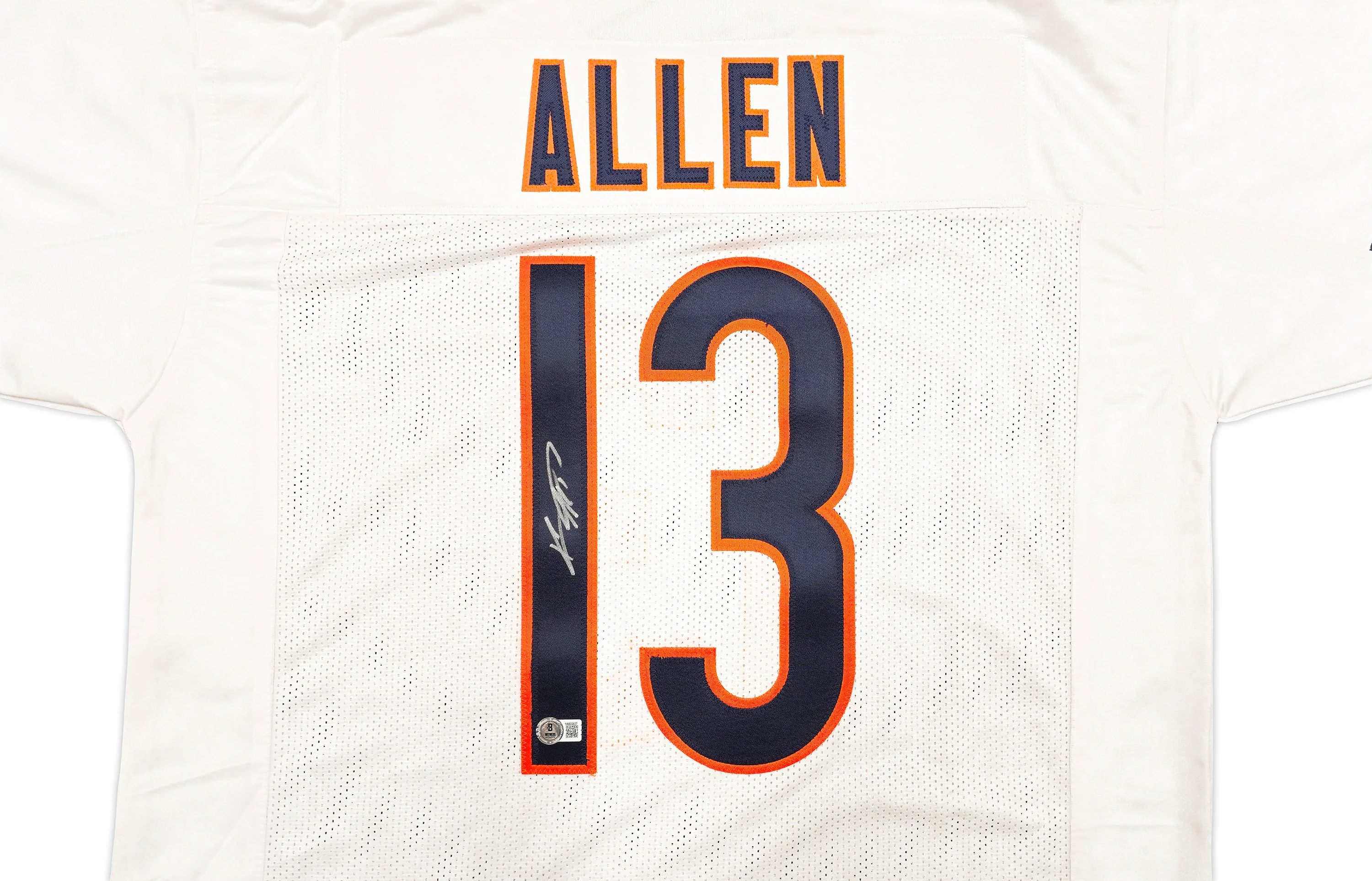 Chicago Bears Keenan Allen Autographed White Jersey Beckett BAS Witness Stock #238210 - Image 3