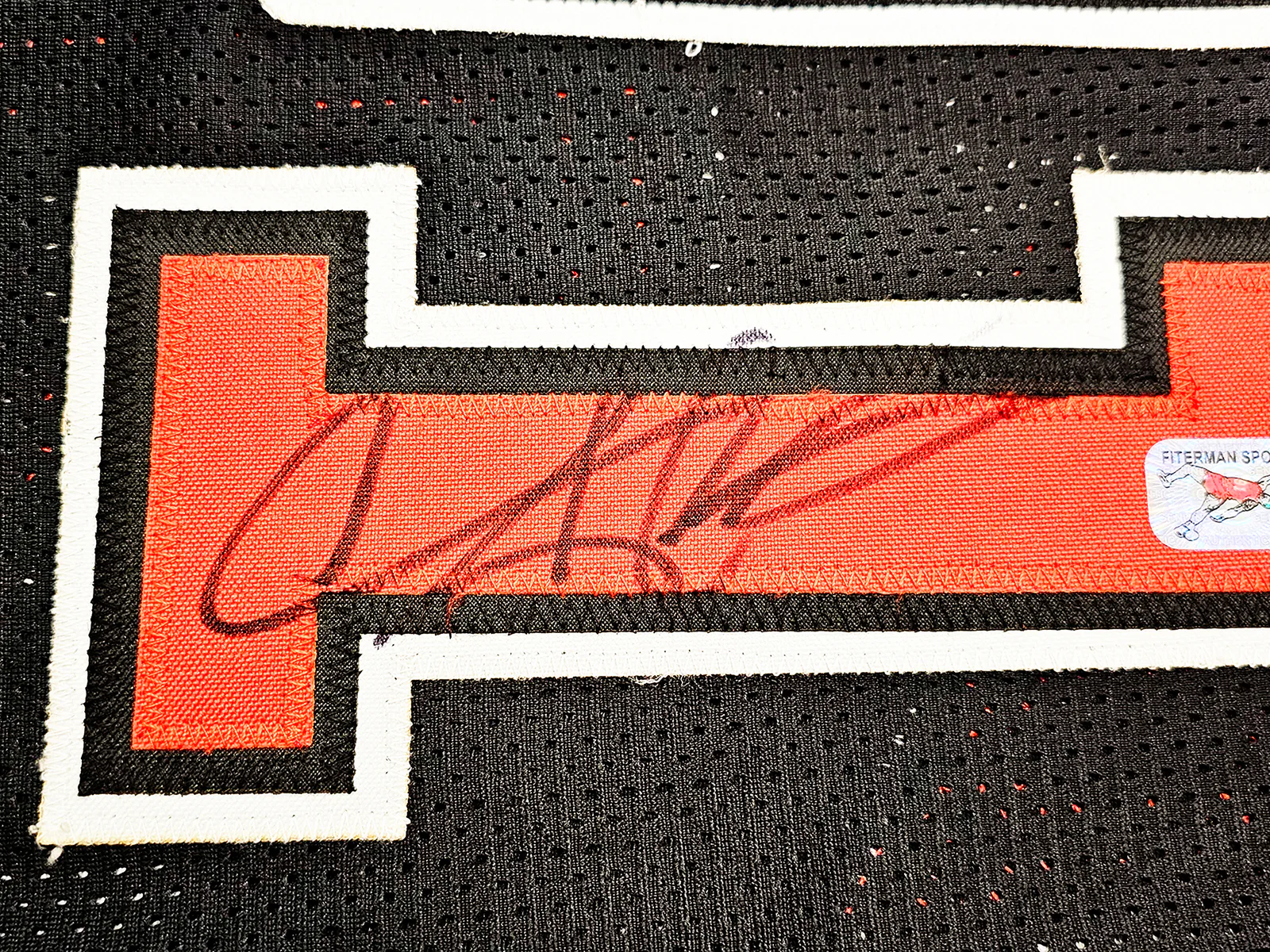 Chicago Bulls Dennis Rodman Autographed Black Jersey JSA Stock #215736 - Image 4