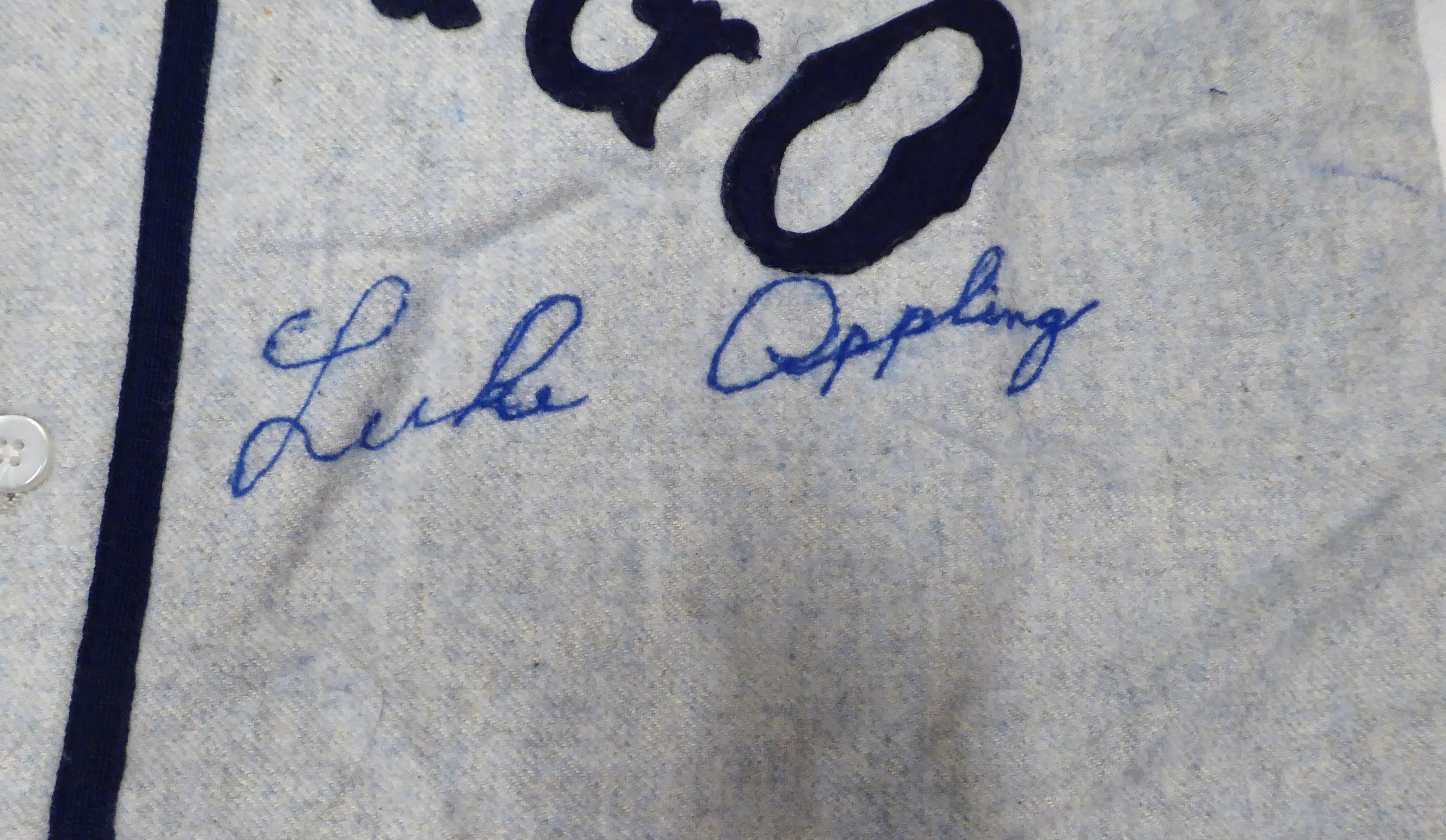 Chicago White Sox Luke Appling Autographed Gray Jersey JSA #YY37505 - Image 3