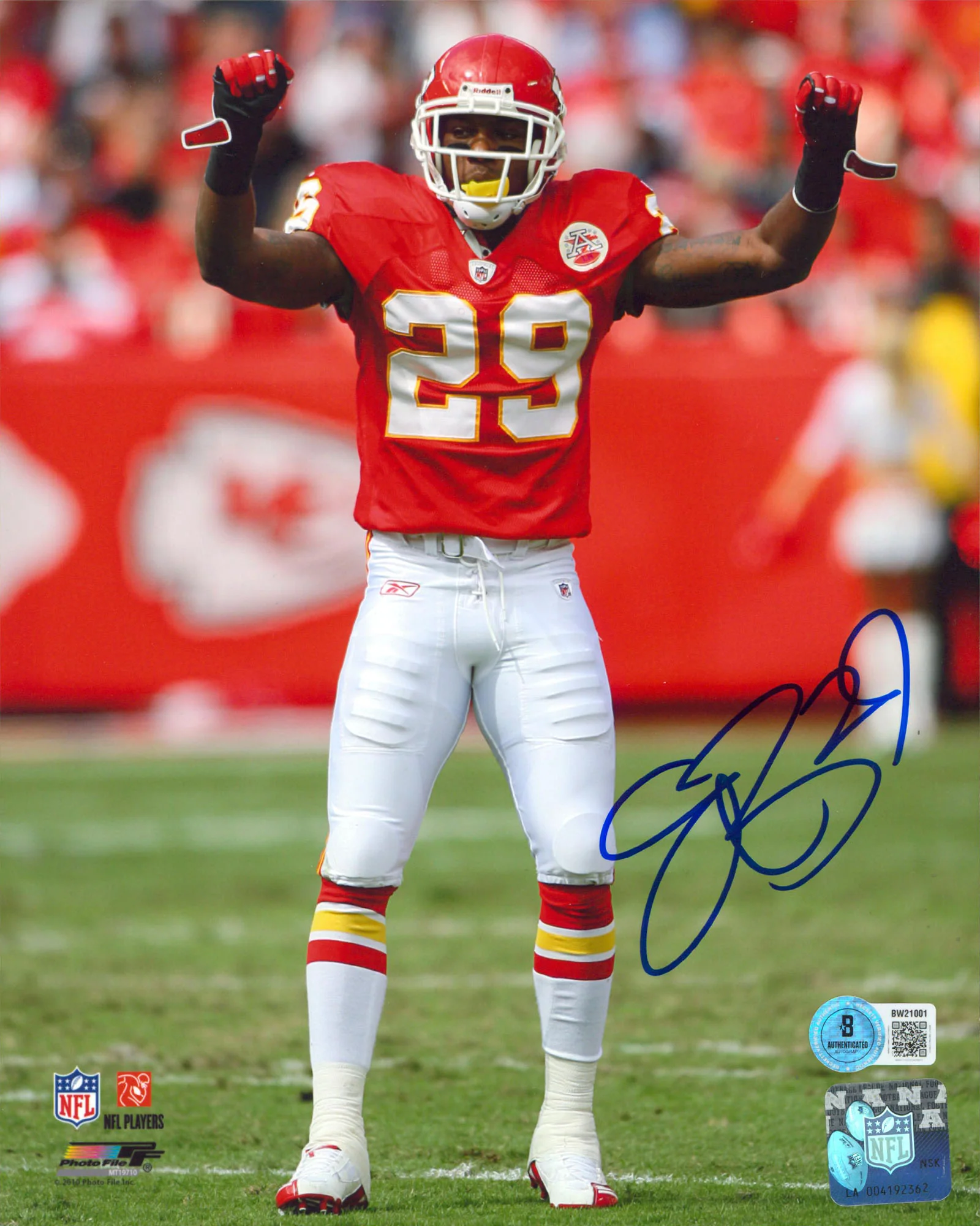 Chiefs Eric Berry Authentic Signed 8x10 Vertical Photo Autographed BAS #BW21001 - Image 2