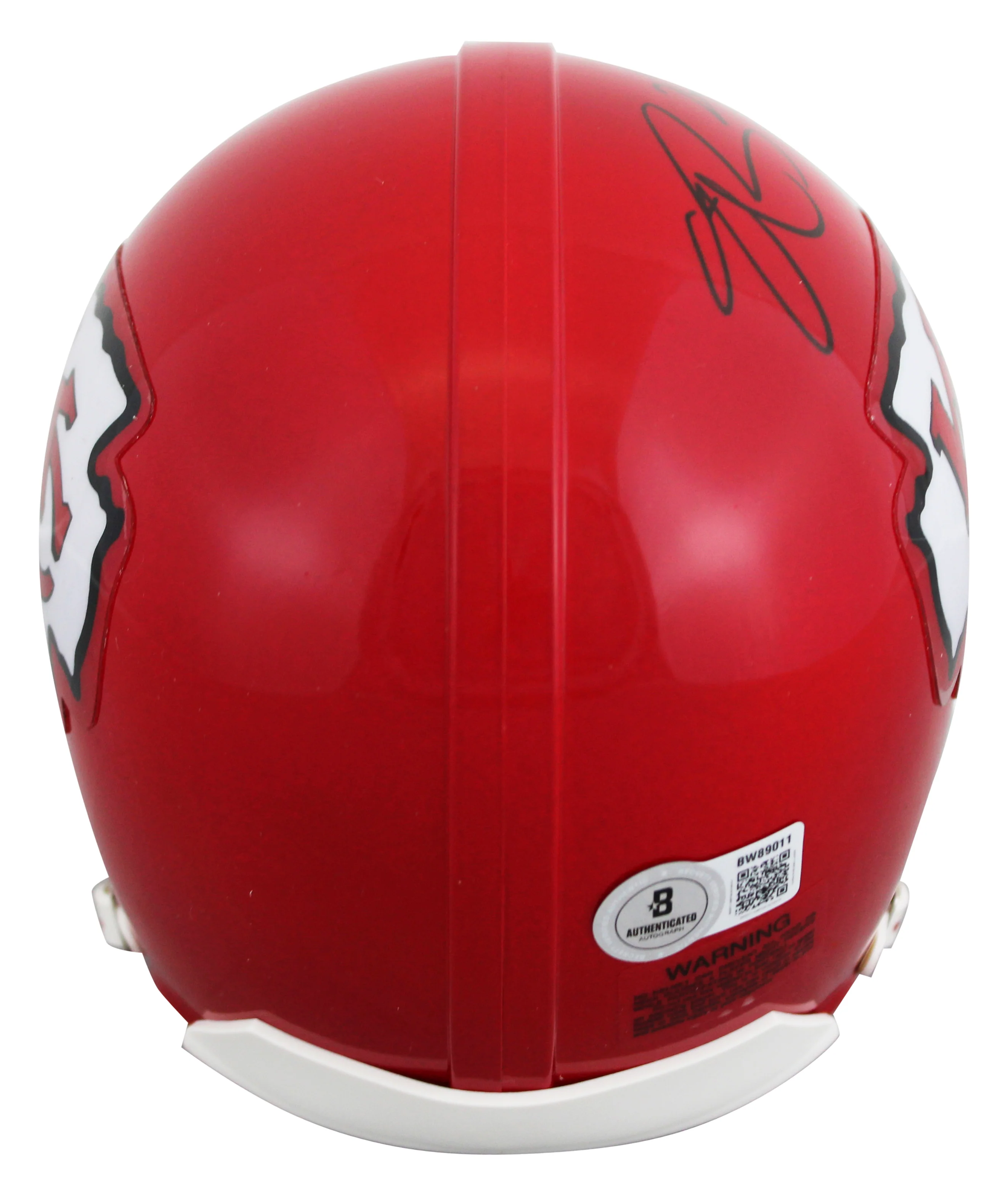 Chiefs Eric Berry Authentic Signed VSR4 Mini Helmet BAS Witnessed #BW89011 - Image 3