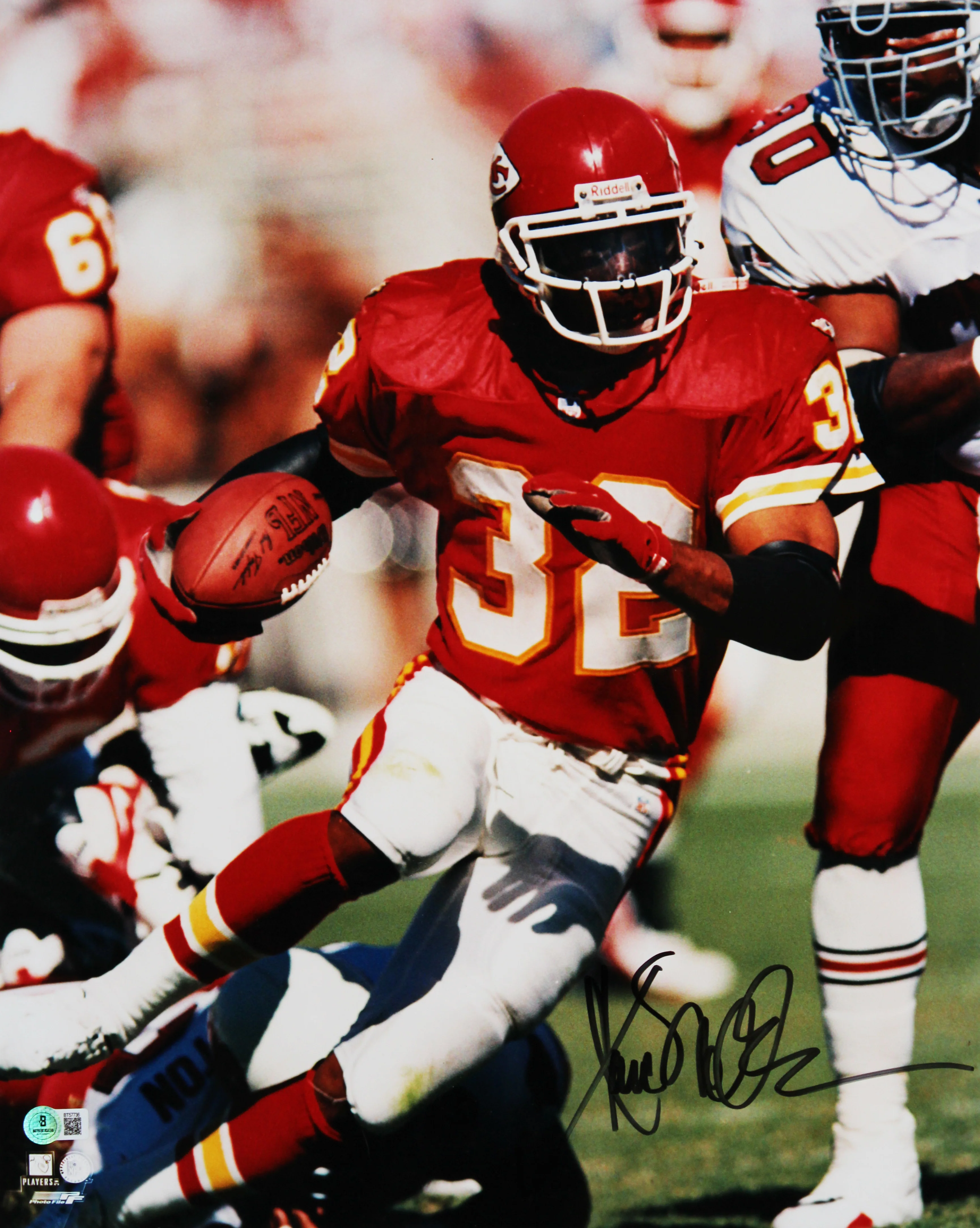 Chiefs Marcus Allen Authentic Signed 16x20 Photo Autographed BAS #BT57736 - Image 2