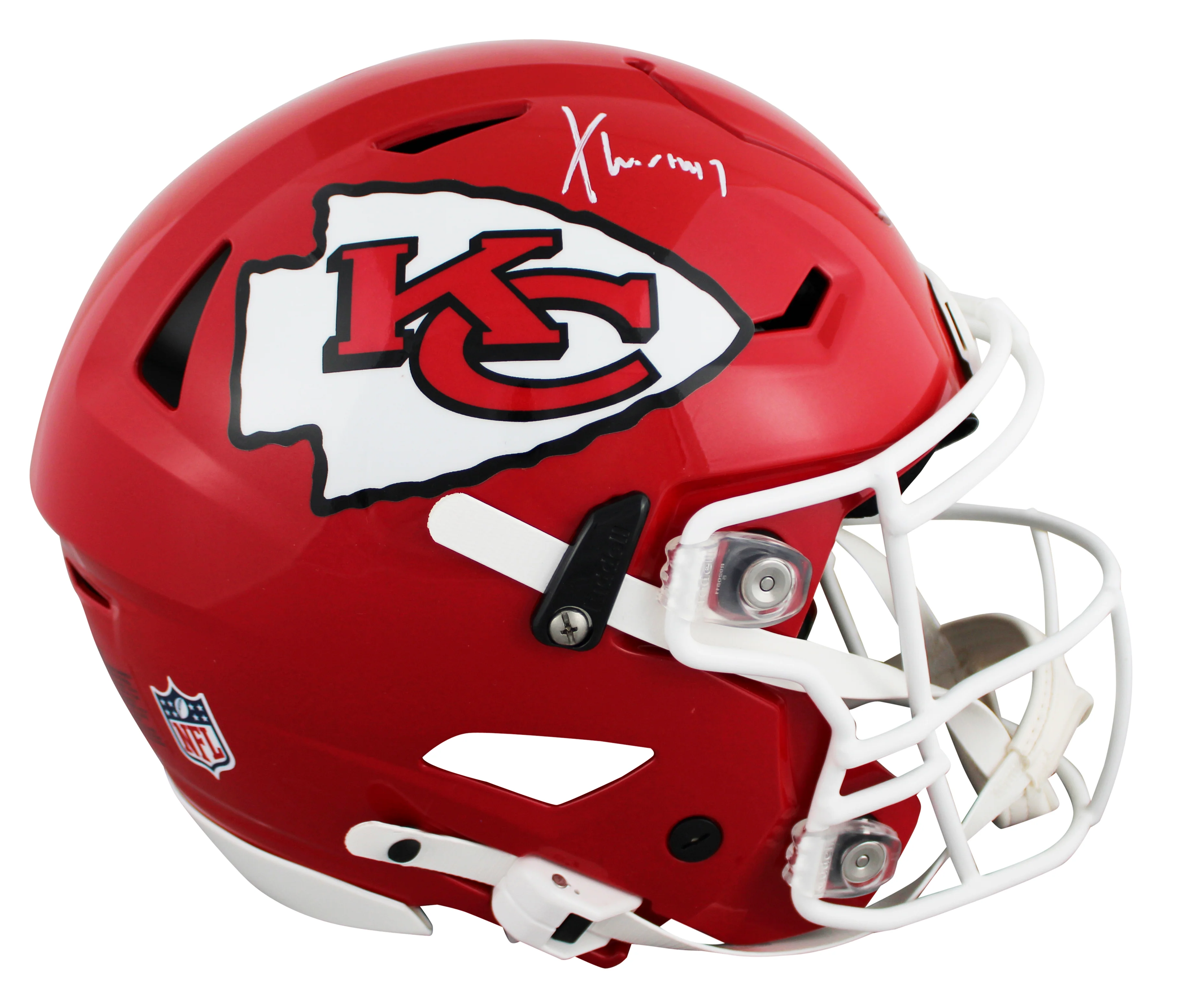 Chiefs Xavier Worthy Authentic Signed Speed Flex Full Size Helmet Fanatics - Image 2