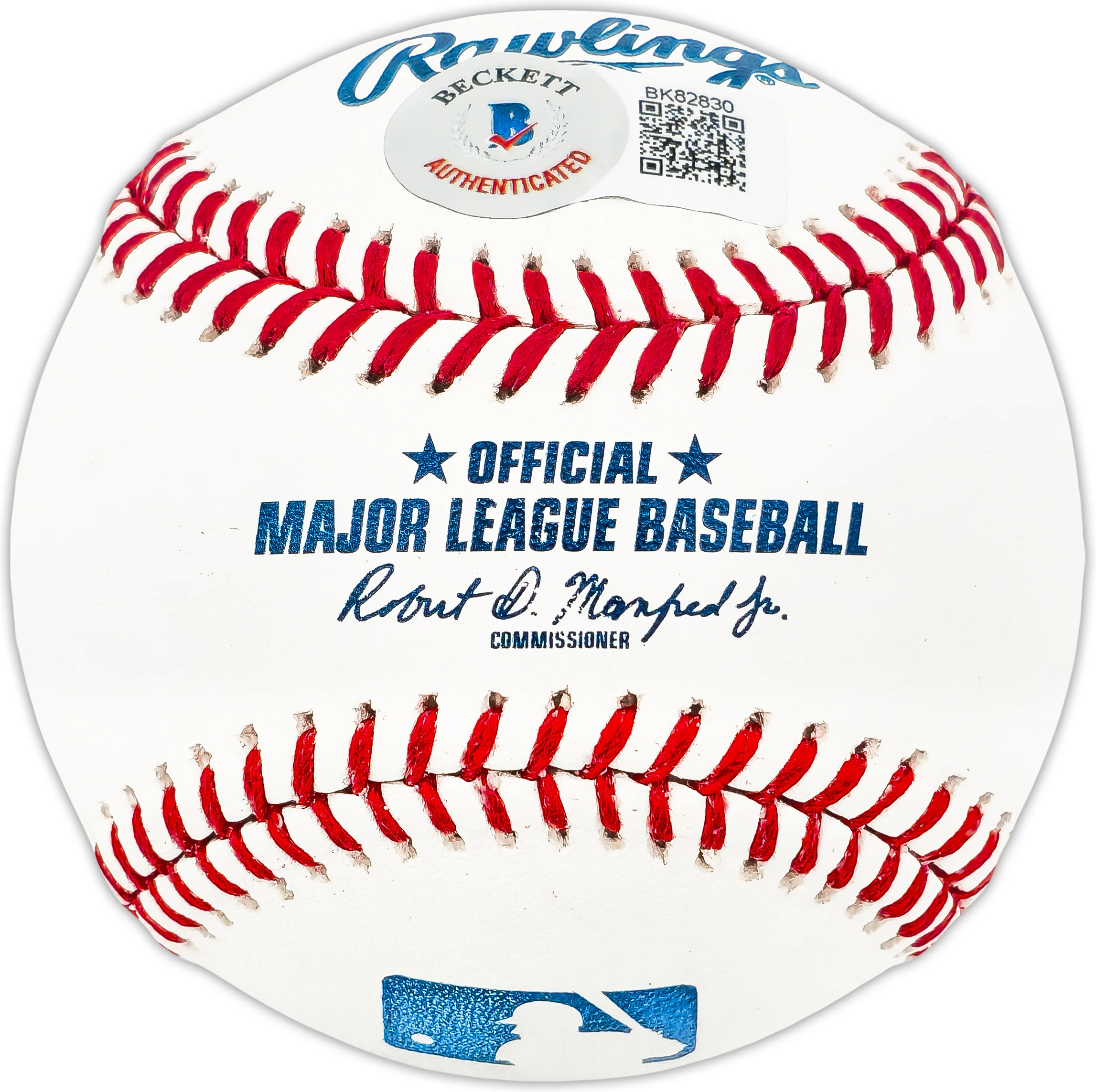 Chipper Jones Autographed Official MLB Baseball Atlanta Braves "Braves For Life" Beckett BAS QR Stock #224729 - Image 3