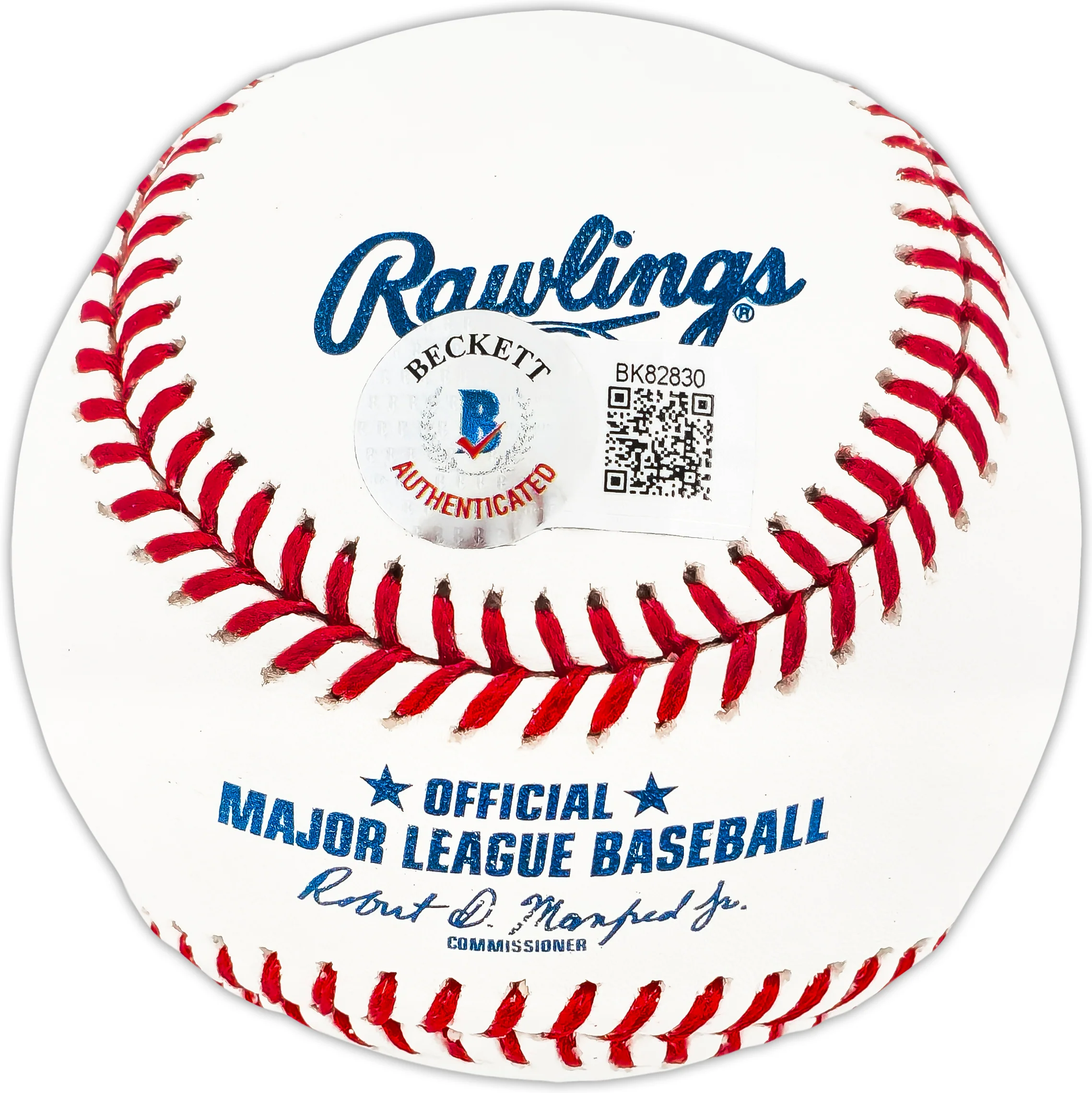 Chipper Jones Autographed Official MLB Baseball Atlanta Braves "Braves For Life" Beckett BAS QR Stock #224729 - Image 4