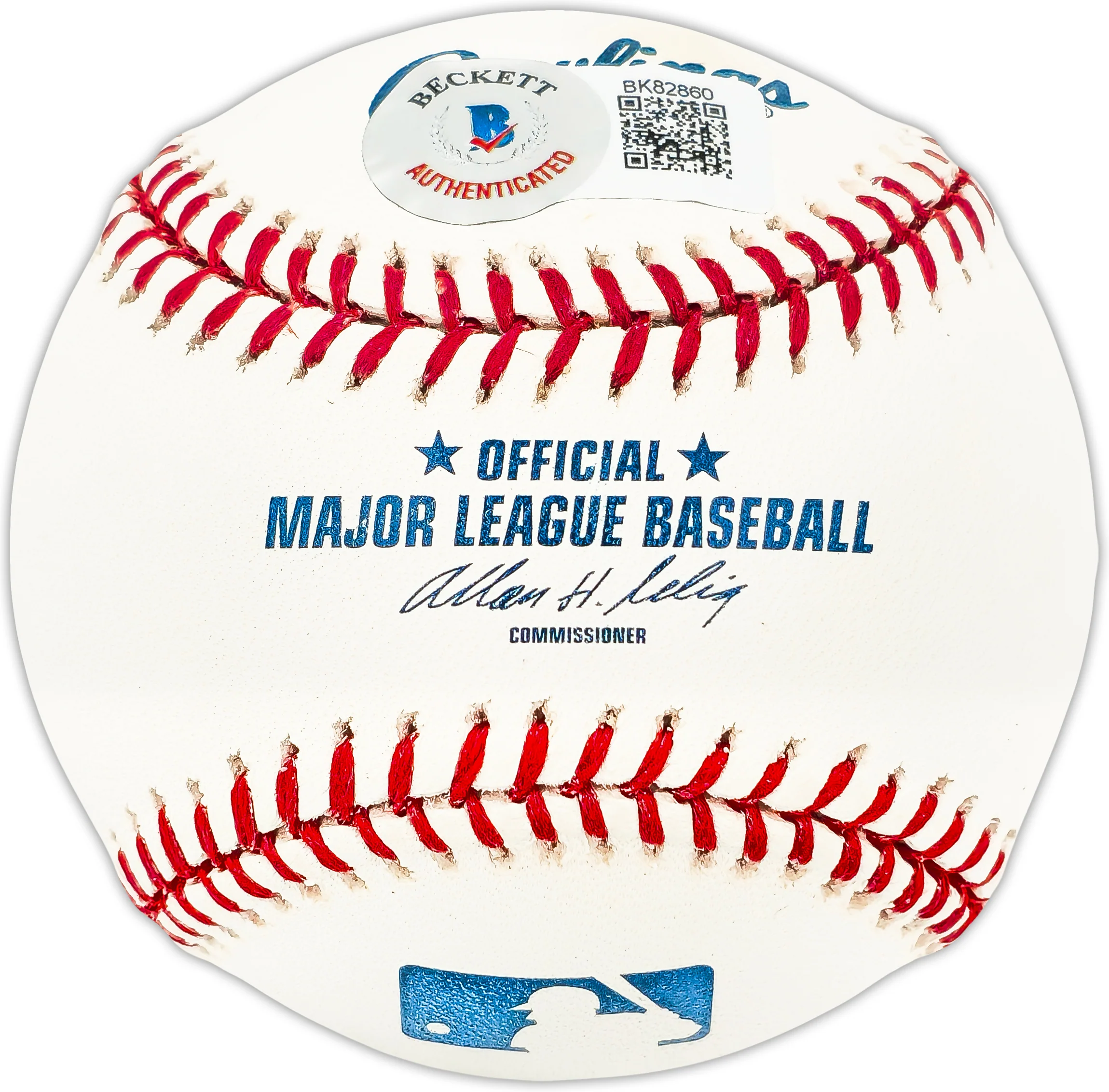 Chipper Jones Autographed Official MLB Baseball Atlanta Braves Full Name Signature "HOF 18" Beckett BAS QR Stock #224730 - Image 3