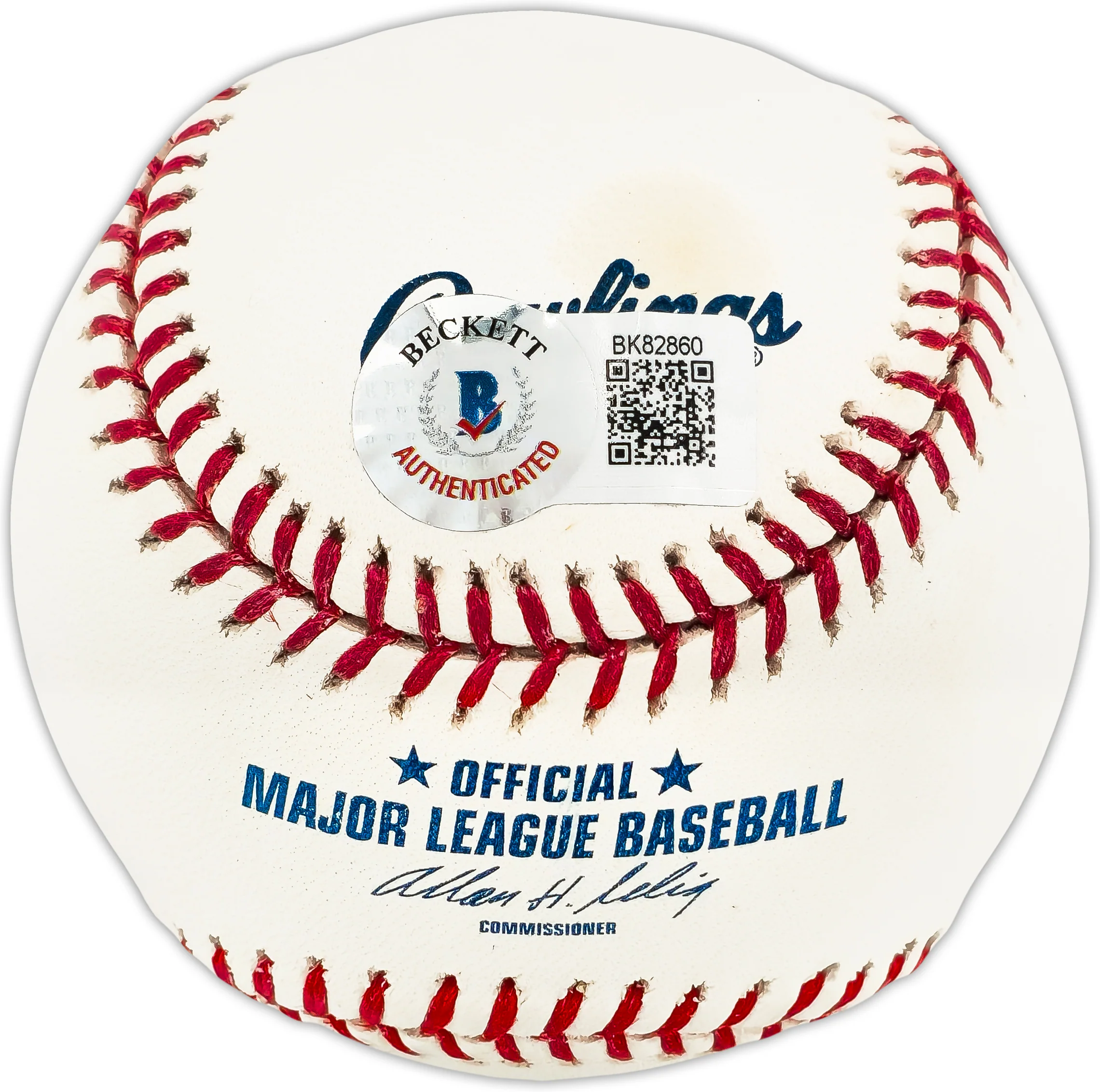 Chipper Jones Autographed Official MLB Baseball Atlanta Braves Full Name Signature "HOF 18" Beckett BAS QR Stock #224730 - Image 4
