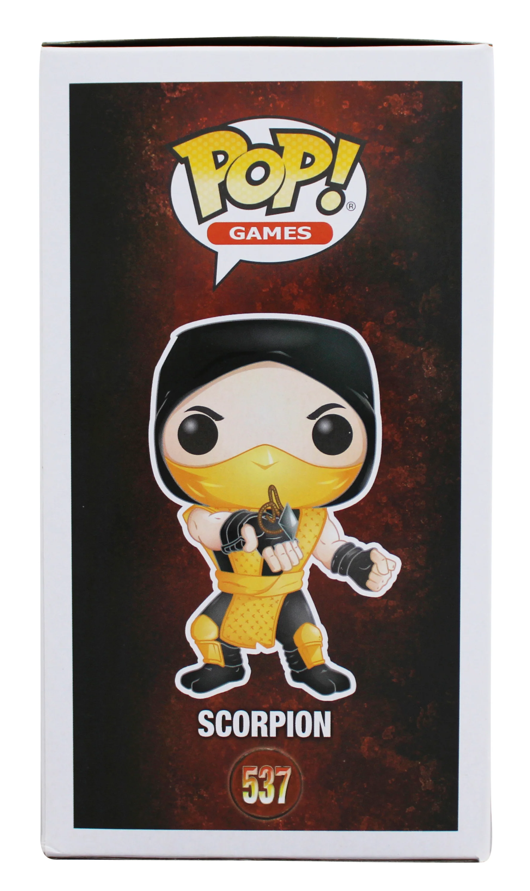 Chris Casamassa Signed Mortal Kombat Scorpion #537 Funko Pop Vinyl Figure BAS - Image 5