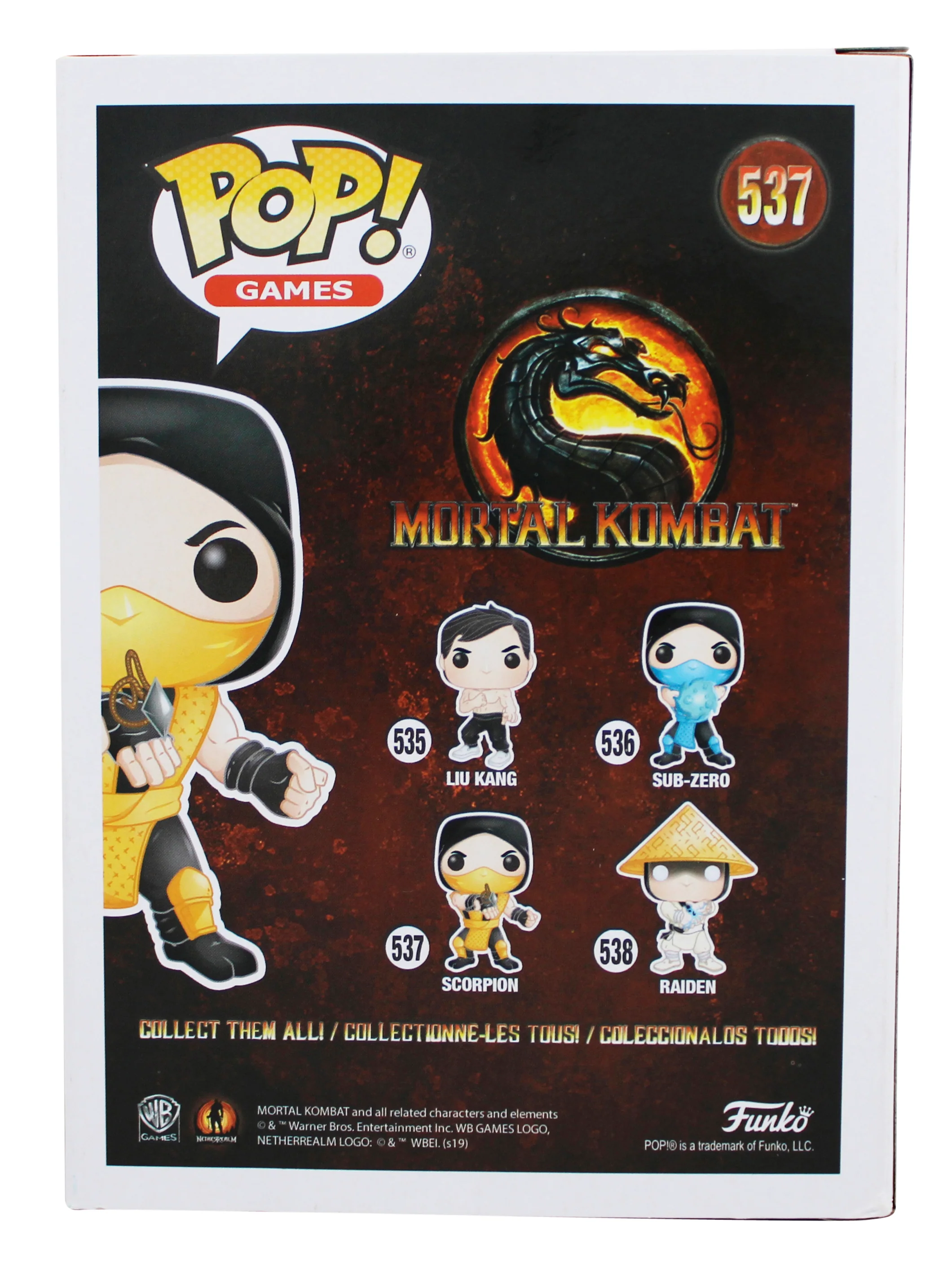 Chris Casamassa Signed Mortal Kombat Scorpion #537 Funko Pop Vinyl Figure BAS - Image 6