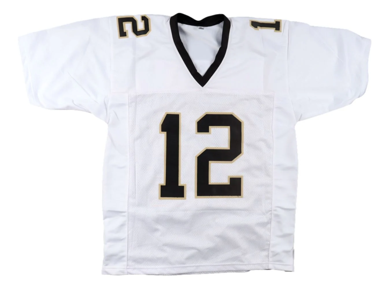Chris Olave New Orleans Signed White Football Jersey BAS - Image 3