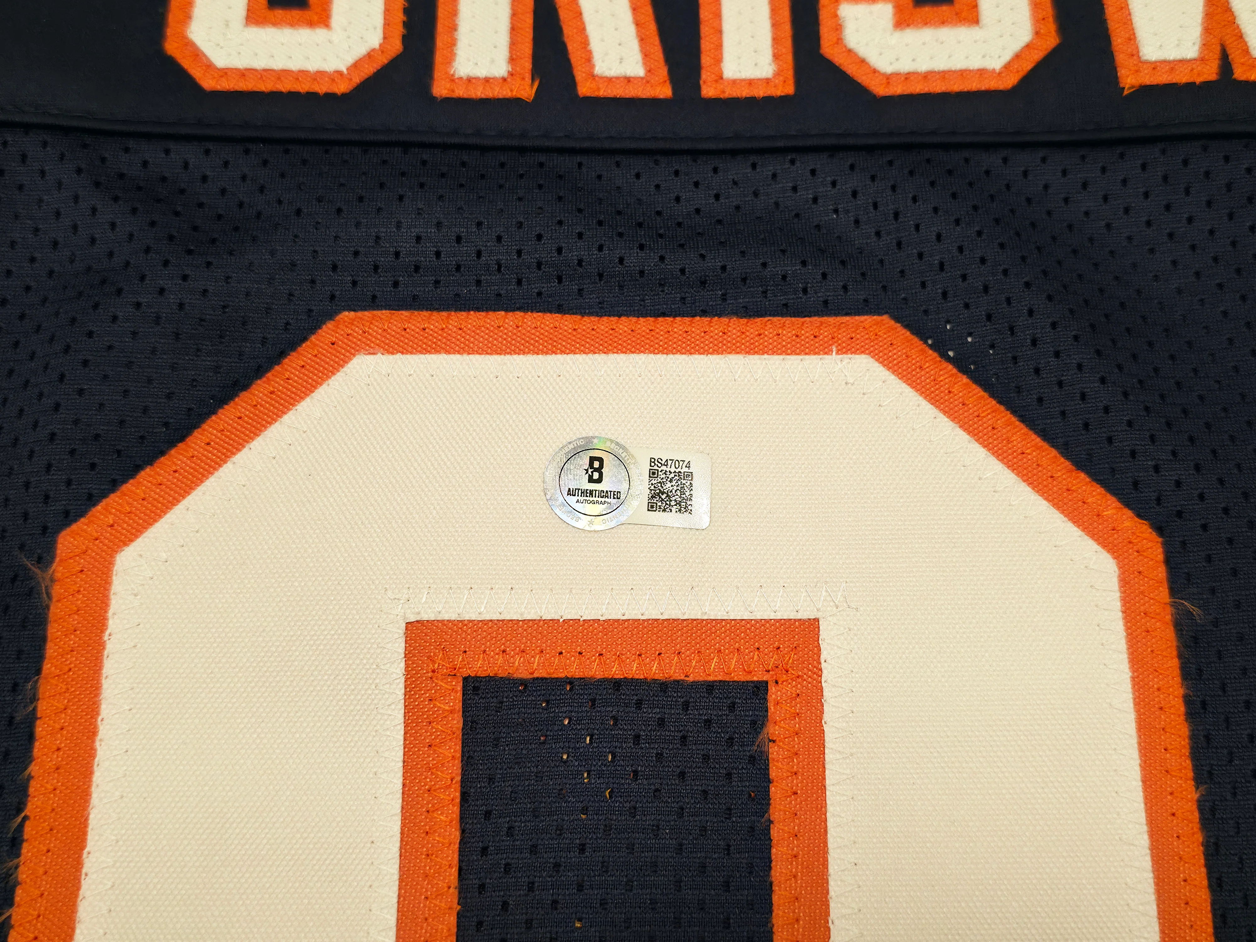 Christmas Vacation Chevy Chase Autographed Blue Jersey Beckett BAS QR Stock #250271 - Image 5