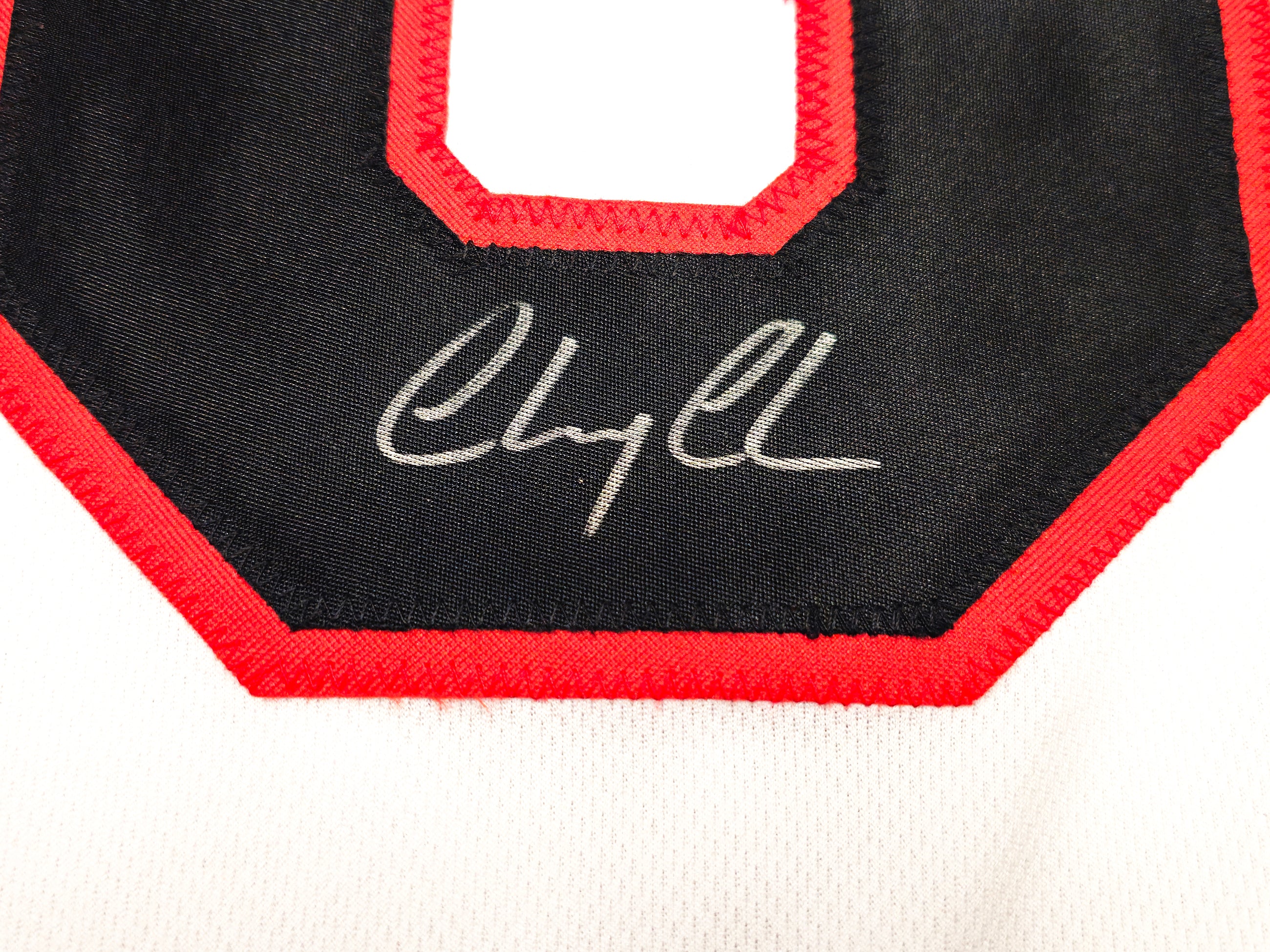 Christmas Vacation Chevy Chase Autographed White Jersey JSA Stock #230658 - Image 3