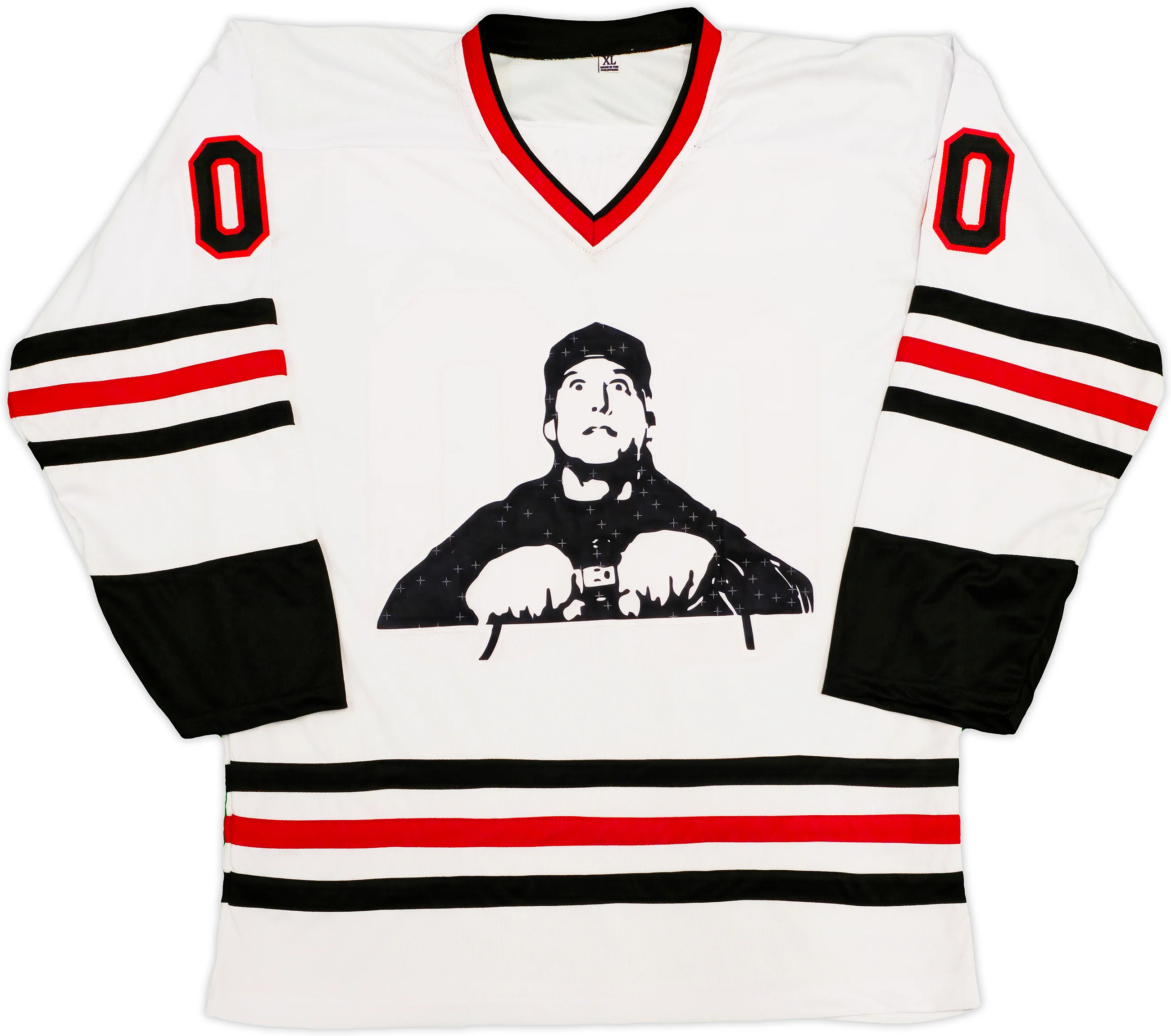 Christmas Vacation Chevy Chase Autographed White Jersey JSA Stock #230658 - Image 5