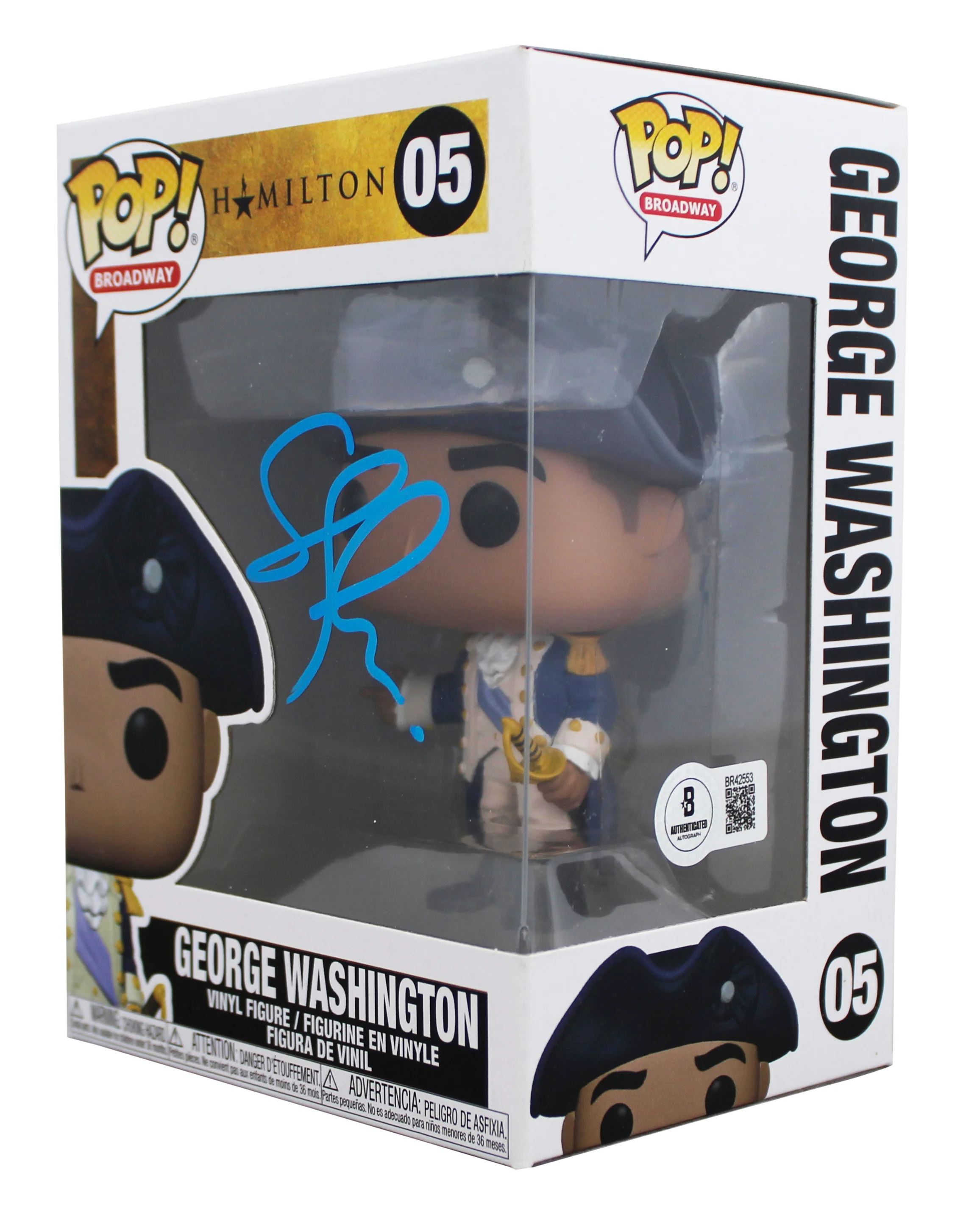 Christopher Jackson Hamilton Signed #05 Funko Pop Vinyl Figure BAS #BR42553 - Image 3