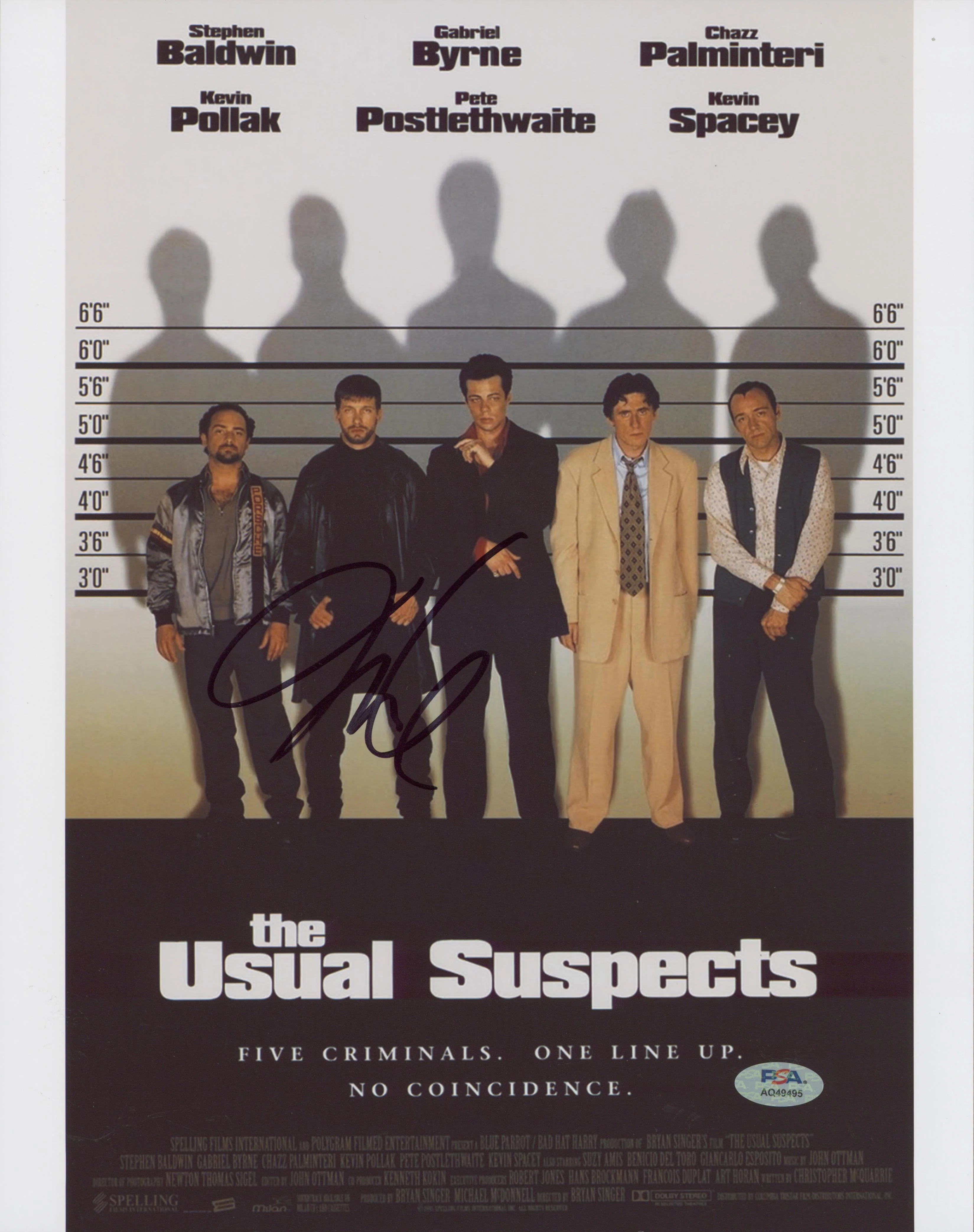 Christopher McQuarrie The Usual Suspects Signed 11x14 Photo PSA/DNA #AQ49495