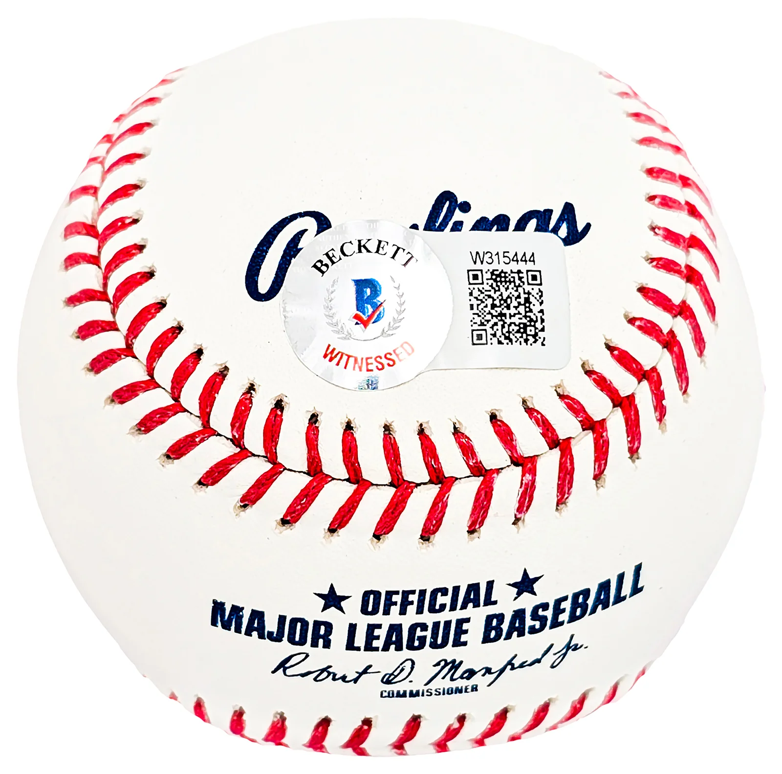 Chuck Knoblauch Autographed Official MLB Baseball New York Yankees "91 AL ROY" Beckett BAS Witness Stock #212255 - Image 4
